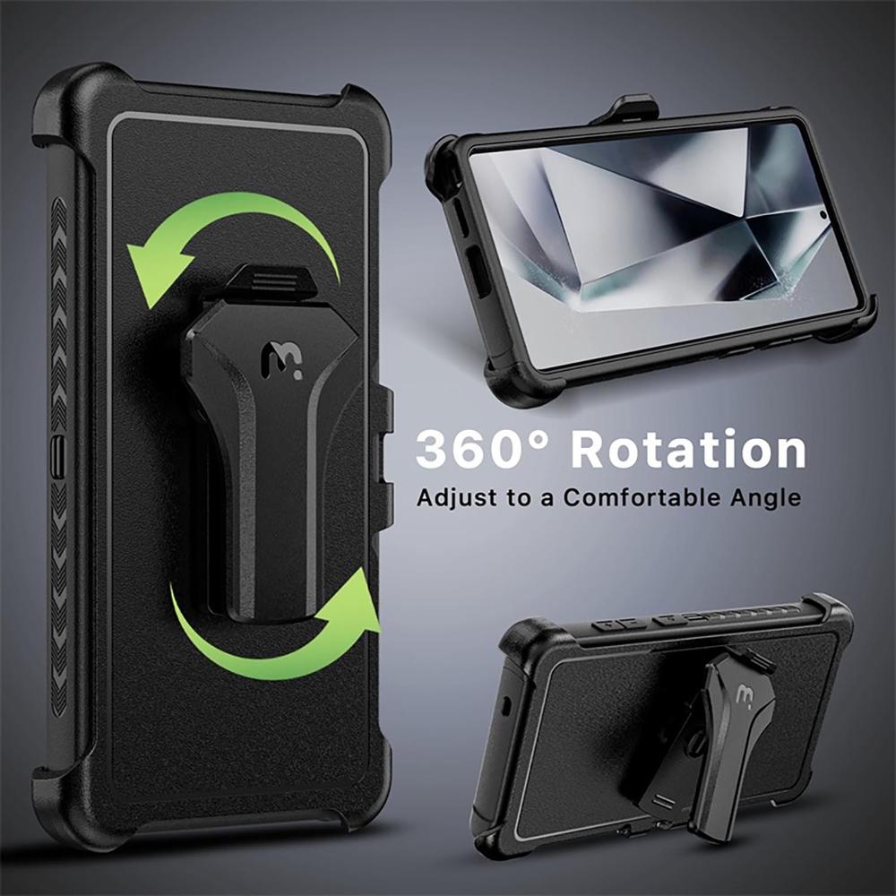 Foto 6 pulgar | . Funda Mybat Maverick Clip Para Samsung S25 Ultra Negra