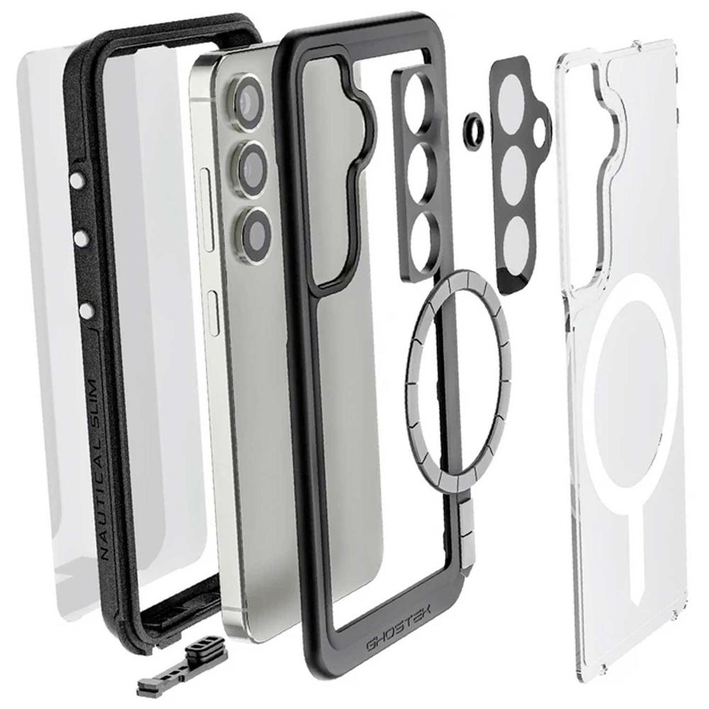 Foto 4 pulgar | . Funda Ghostek Nautical Para Samsung S25 Transp Contra Agua