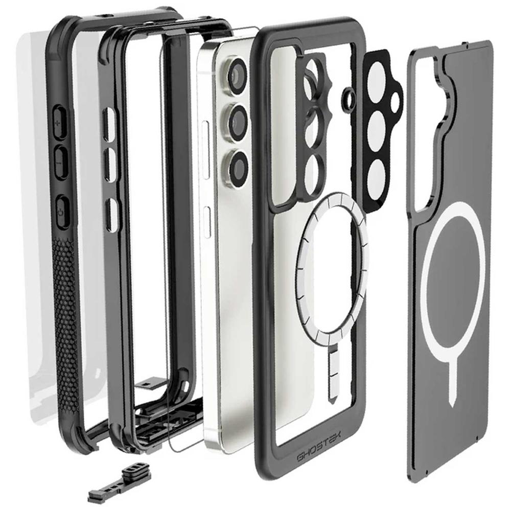 Foto 5 pulgar | . Funda Ghostek Nautical Clip Para Samsung S25 Plus Negra Magsafe Contra Agua