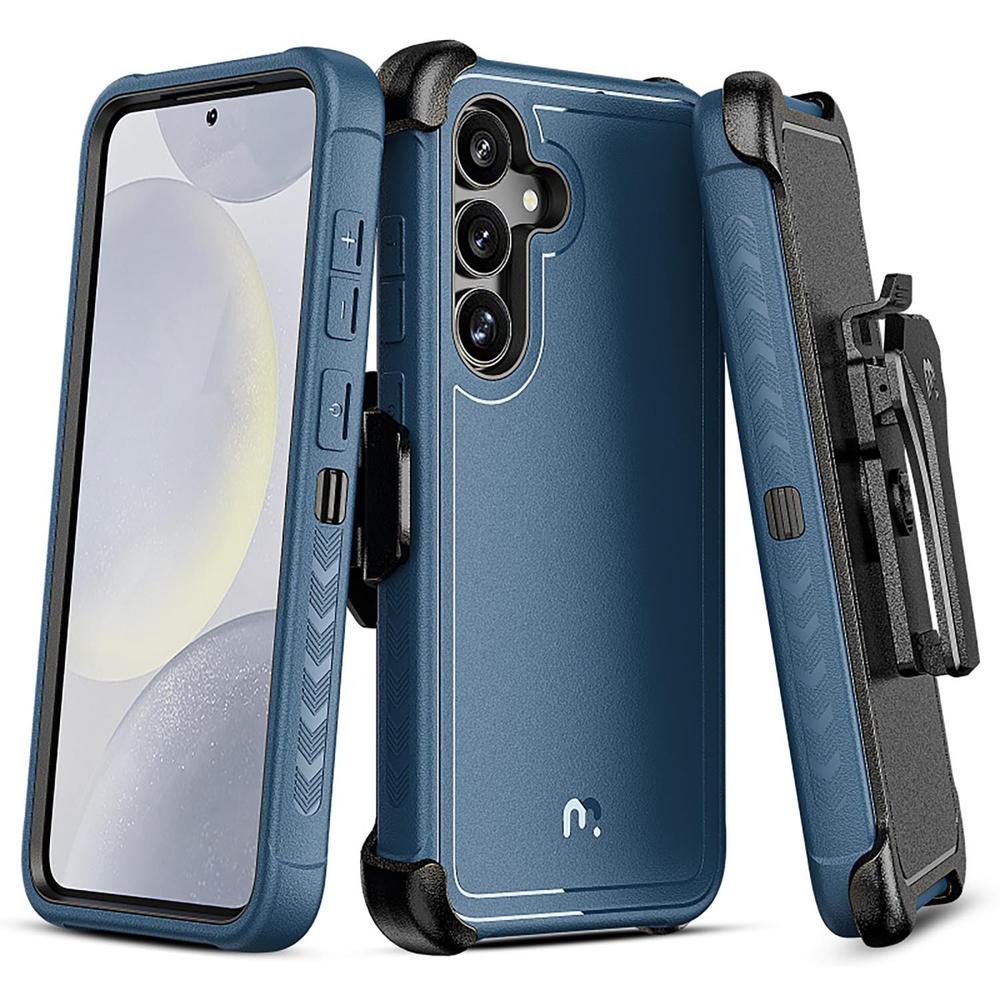 Foto 2 pulgar | . Funda Mybat Maverick Clip Para Samsung S25 Plus Azul
