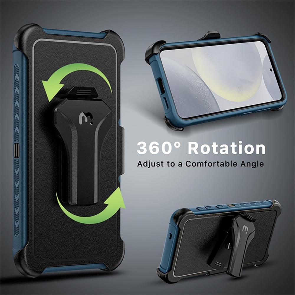 Foto 6 pulgar | . Funda Mybat Maverick Clip Para Samsung S25 Plus Azul