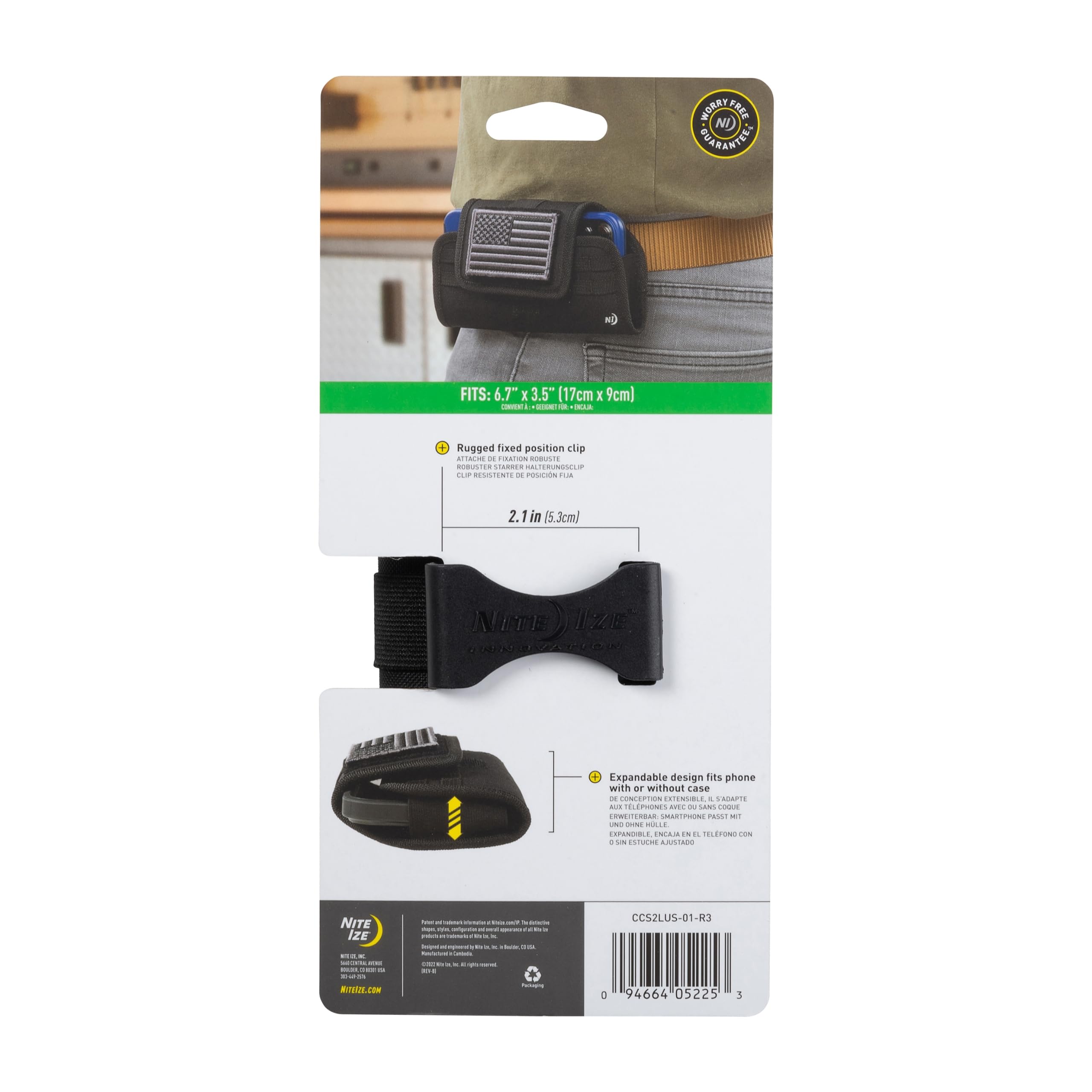 Foto 7 pulgar | Funda Para Teléfono Nite Ize Con Clip Horizontal Universal Xxl - Venta Internacional.