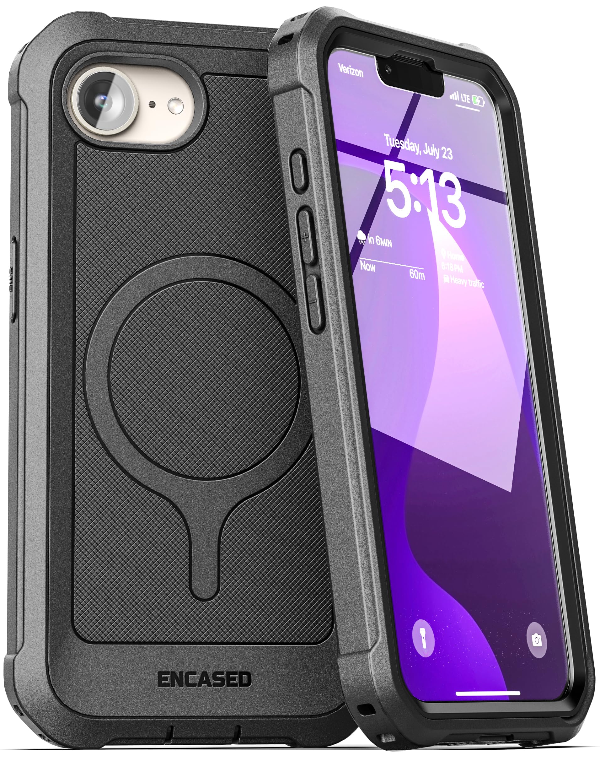 Foto 2 pulgar | Funda Para Iphone 16e Con Protector De Pantalla, Color Negro - Venta Internacional.