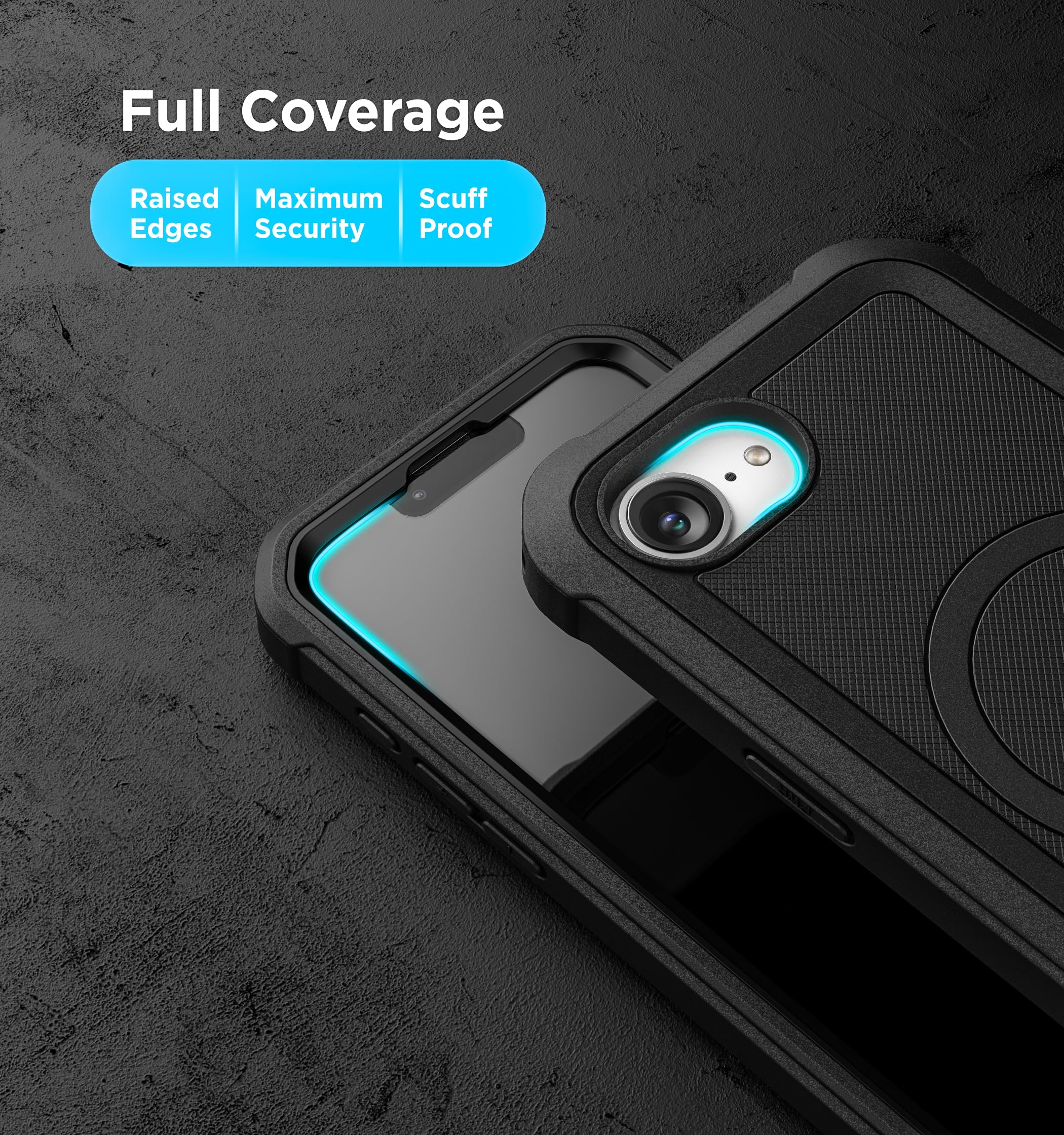 Foto 5 | Funda Para Iphone 16e Con Protector De Pantalla, Color Negro - Venta Internacional.