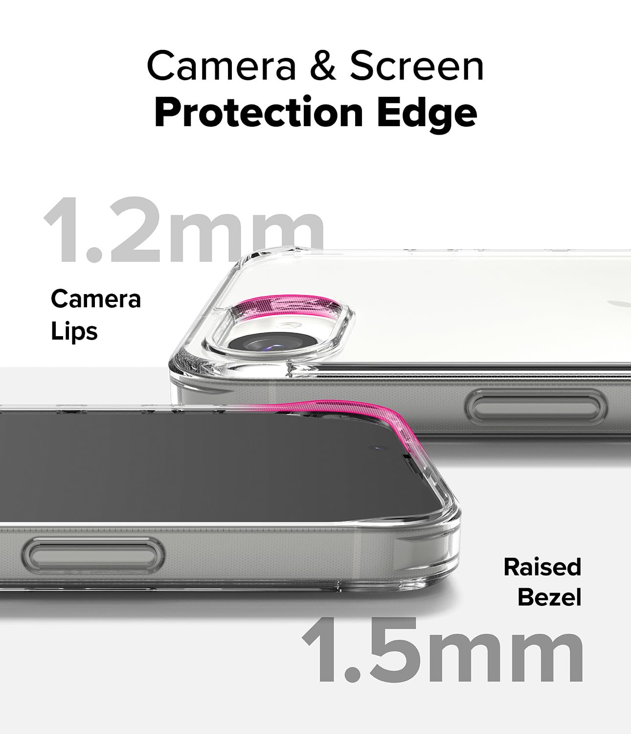 Foto 4 | Funda Para Teléfono Ringke Fusion Compatible Con Iphone 16e, Transparente - Venta Internacional.