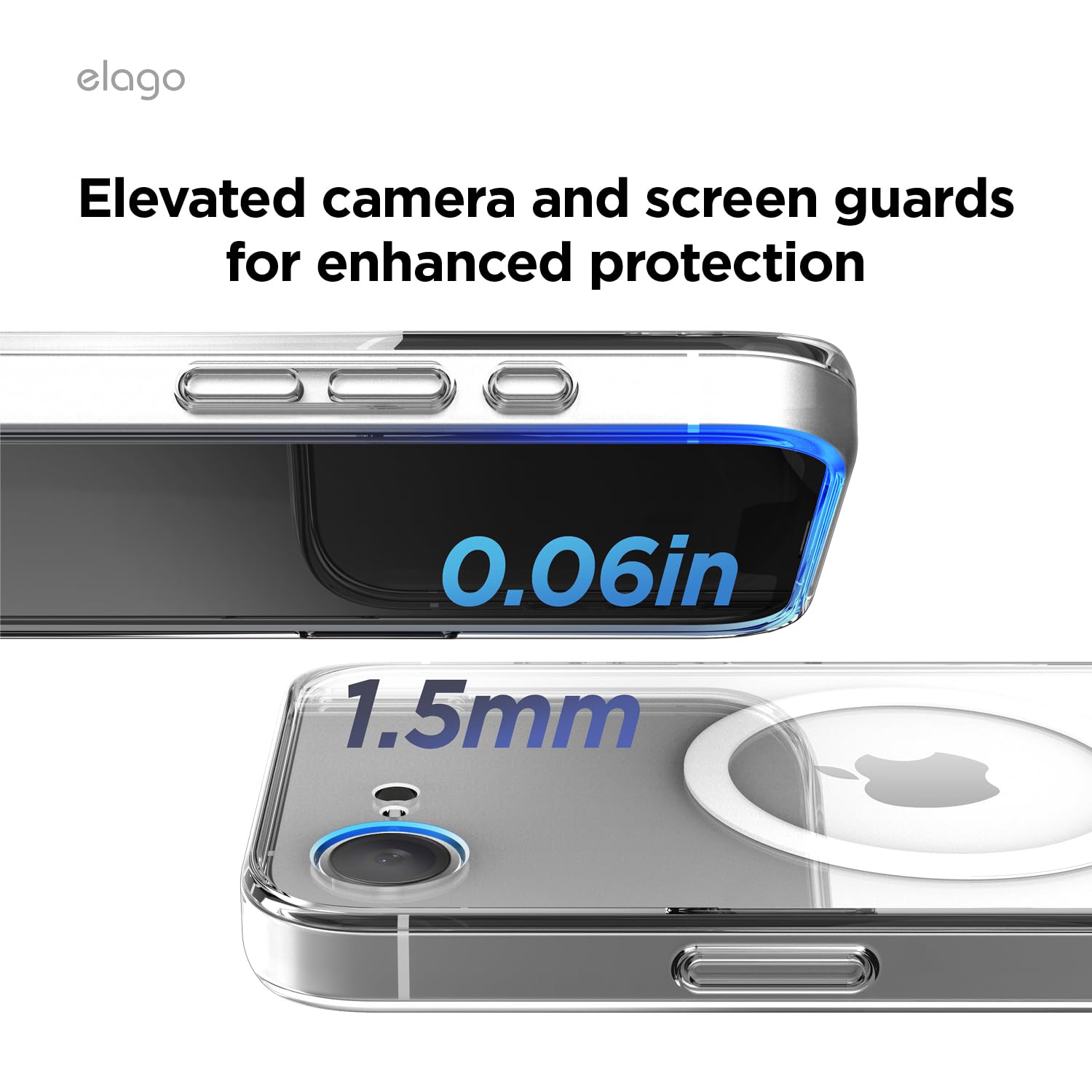 Foto 5 | Funda Híbrida Magnética Compatible Con Elago Para Iphone 16e, Transparente - Venta Internacional.