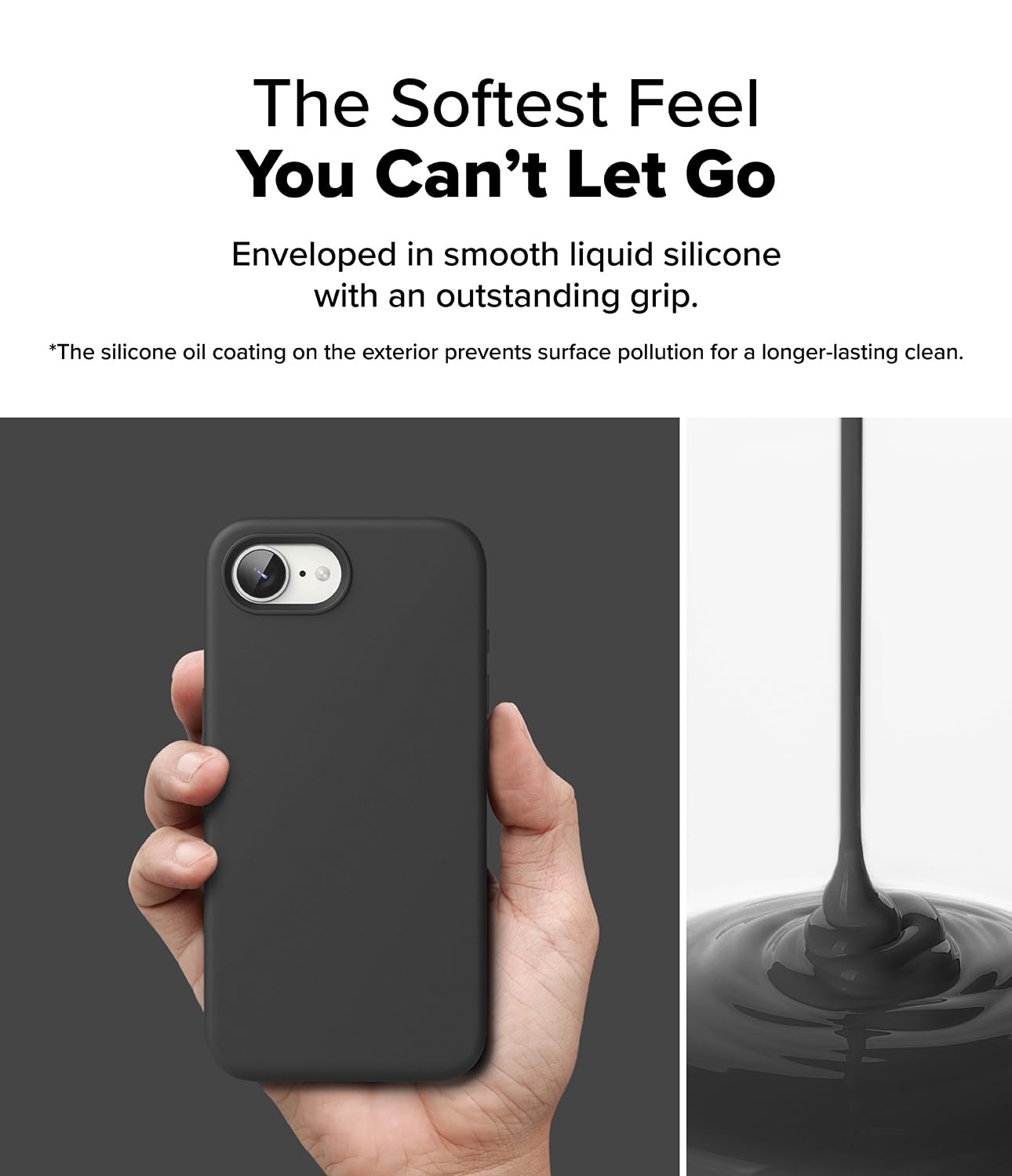 Foto 6 pulgar | Funda Magnética De Silicona Ringke Para Iphone 16e Negra - Venta Internacional.