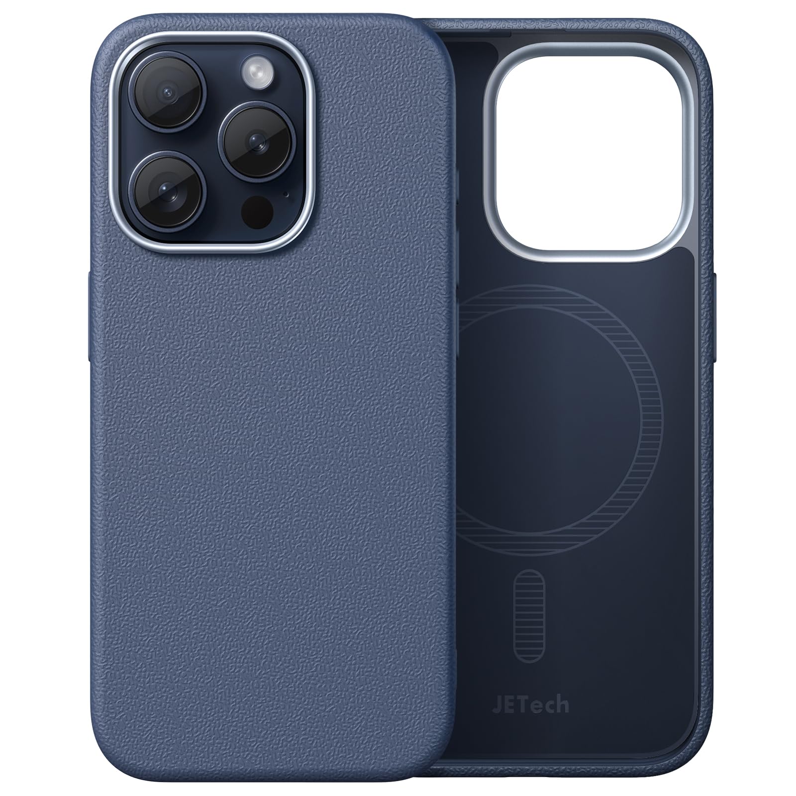 Foto 2 pulgar | Funda Jetech Slim Para Iphone 15 Pro De 6,1 Pulgadas, Tpu Azul - Venta Internacional.