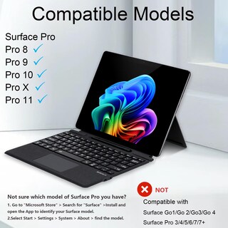 Foto 2 | Funda Tipo Mobee Para Microsoft Surface Pro 11/10/9/8/x 13'' - Venta Internacional.
