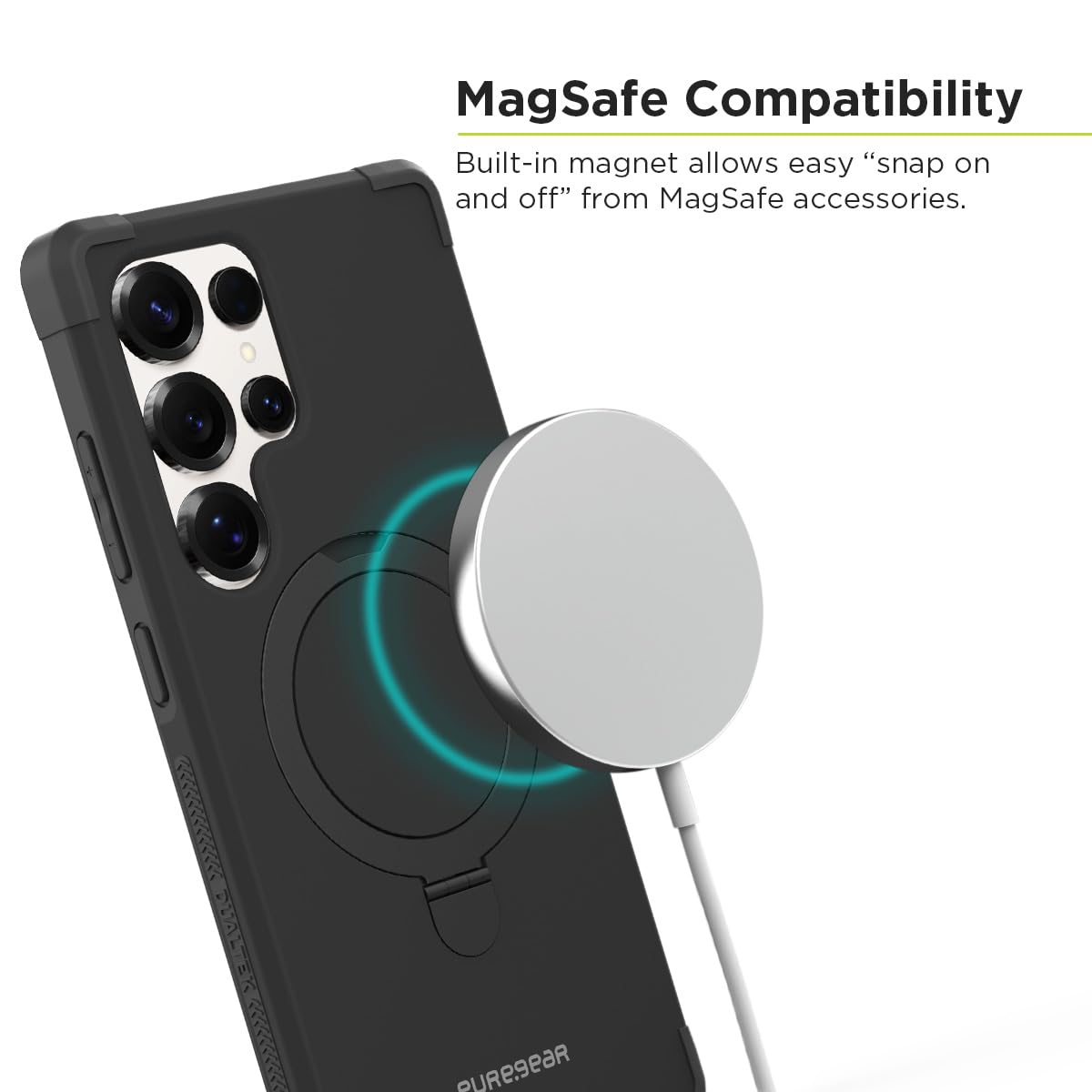 Foto 4 pulgar | Funda De Teléfono Puregear Dualtek Kik Magsafe Para Samsung S25 Ultra - Venta Internacional.