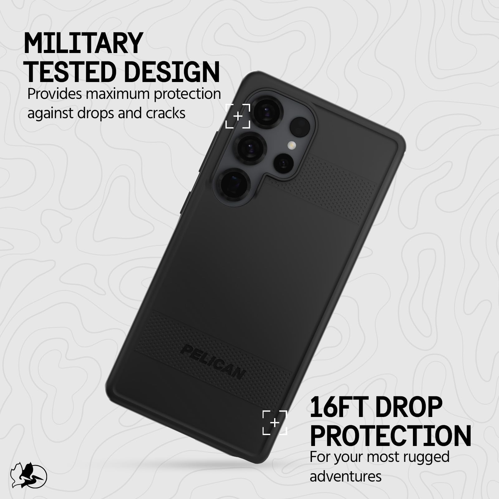 Foto 3 | Funda Para Teléfono Móvil Pelican Protector Para Samsung Galaxy S25 Ultra Black - Venta Internacional.