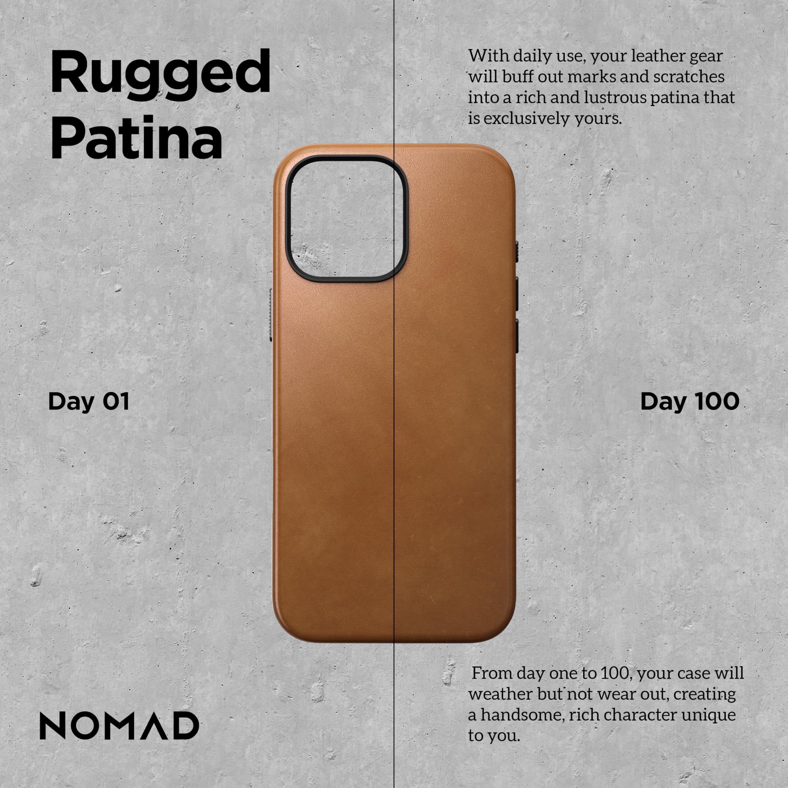 Foto 4 pulgar | Funda De Piel Nomad Iphone 16 Pro Max English Tan Magsafe - Venta Internacional.