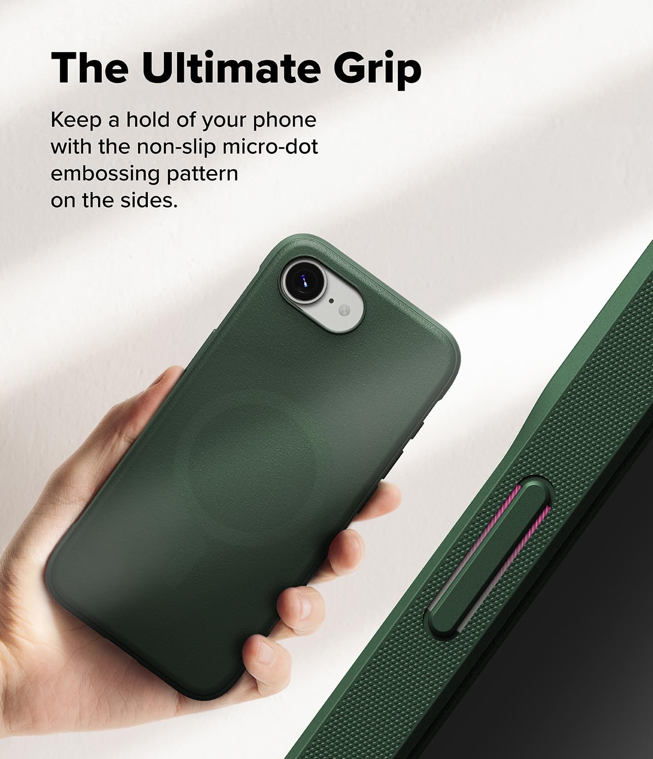 Foto 8 pulgar | Funda Magnética Ringke Onyx Verde Oscuro Para Iphone 16e - Venta Internacional.