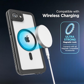 Foto 3 | Funda Impermeable Para Iphone 16e (2025) Transparente - Venta Internacional.