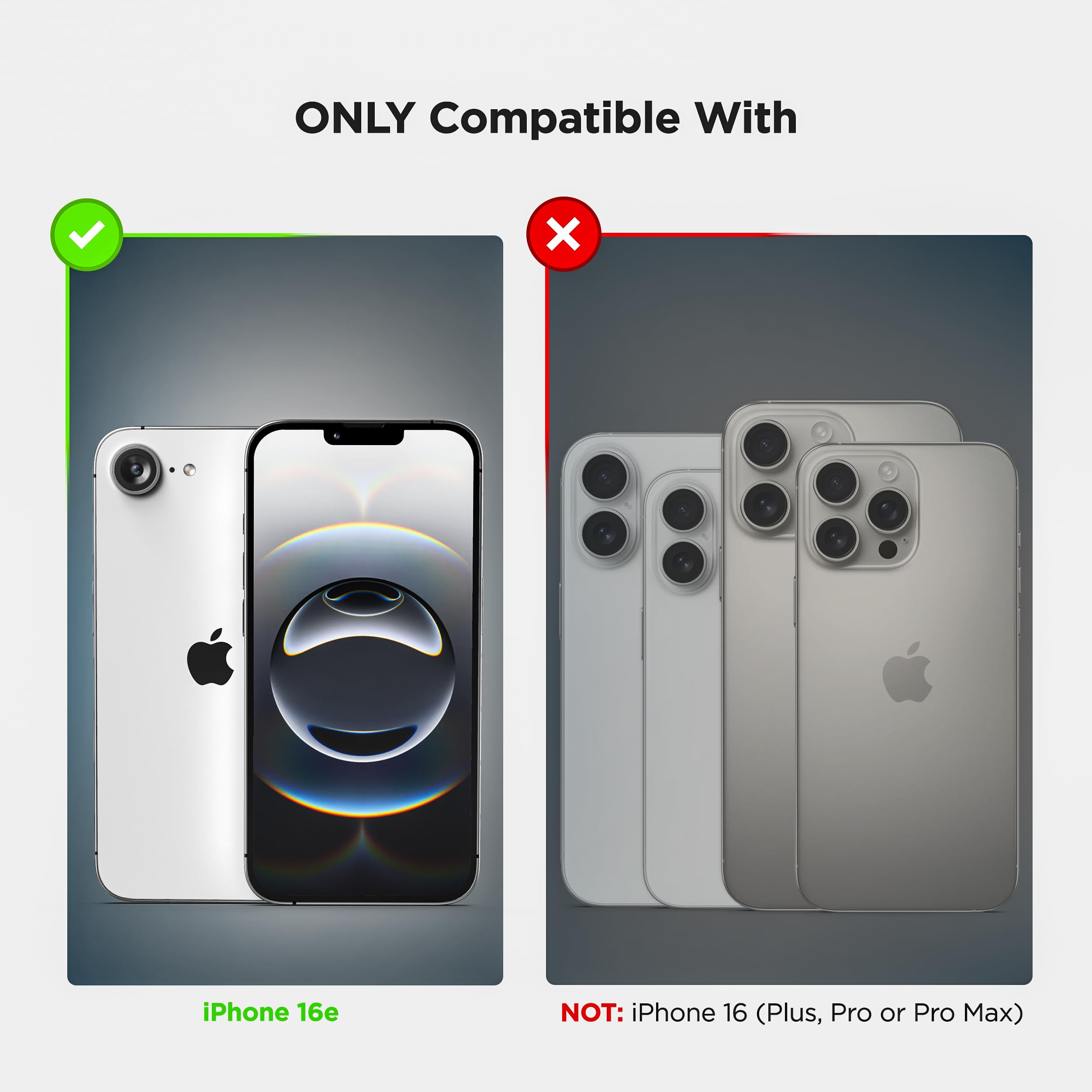 Foto 6 pulgar | Funda Impermeable Para Iphone 16e (2025) Transparente - Venta Internacional.