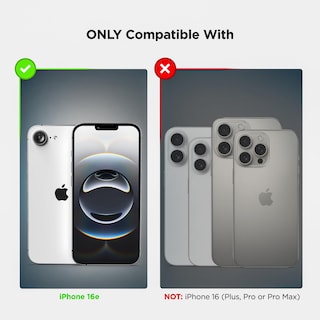 Foto 5 | Funda Impermeable Para Iphone 16e (2025) Transparente - Venta Internacional.