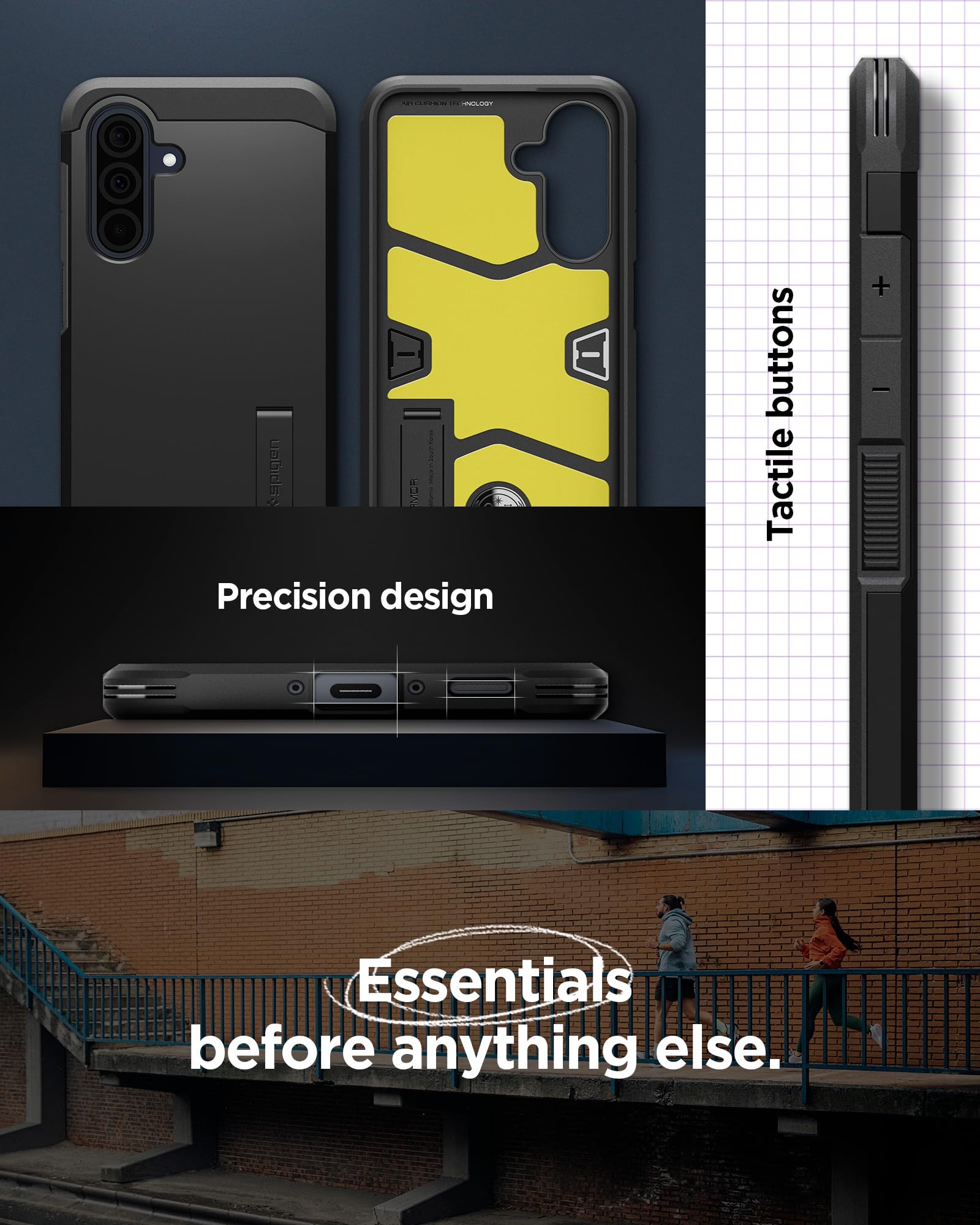 Foto 8 pulgar | Funda De Teléfono Spigen Tough Armor Para Samsung Galaxy A36 5g - Venta Internacional.