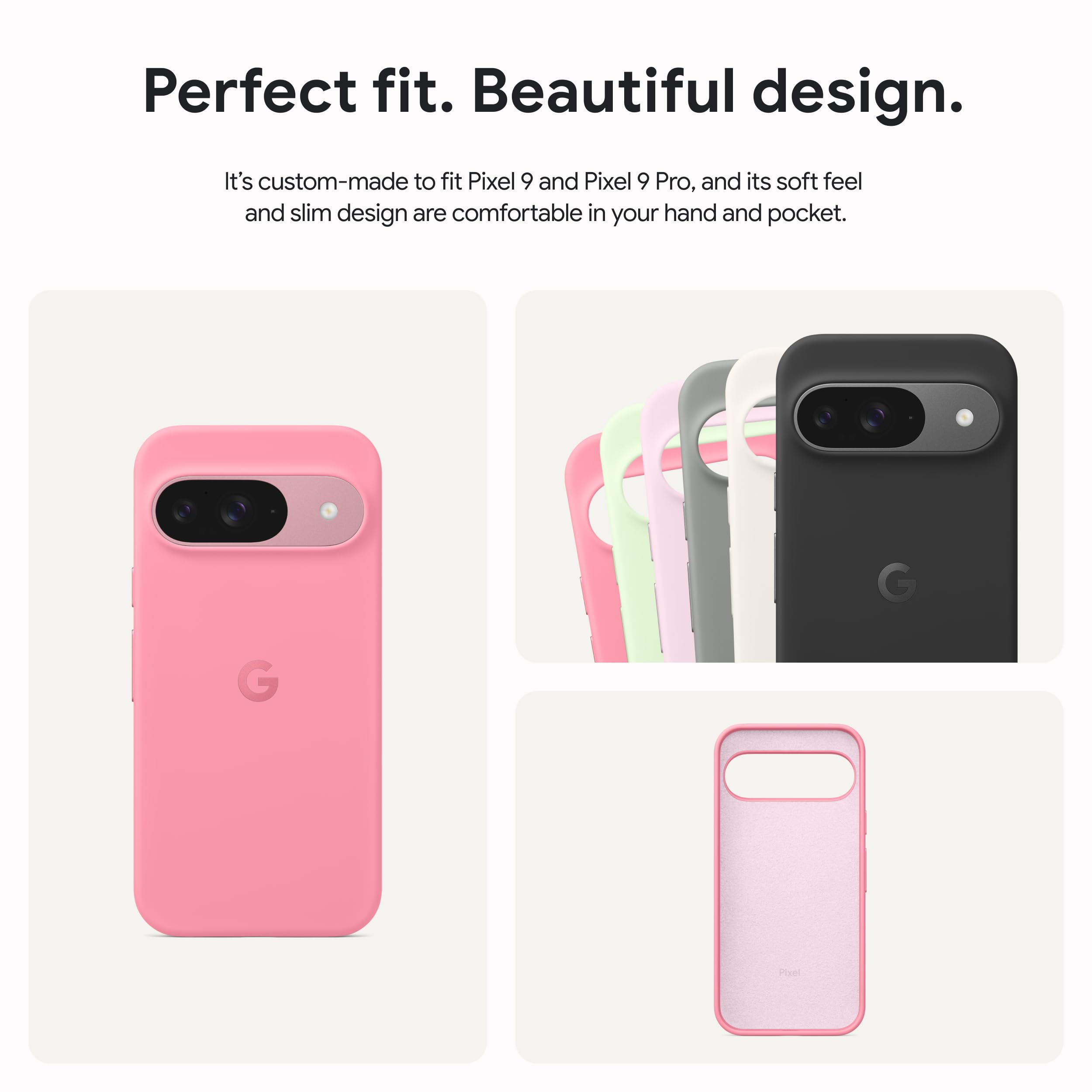 Foto 5 pulgar | Funda Para Teléfono Google Pixel 9 + 9 Pro, Silicona Duradera, Porcelana - Venta Internacional.