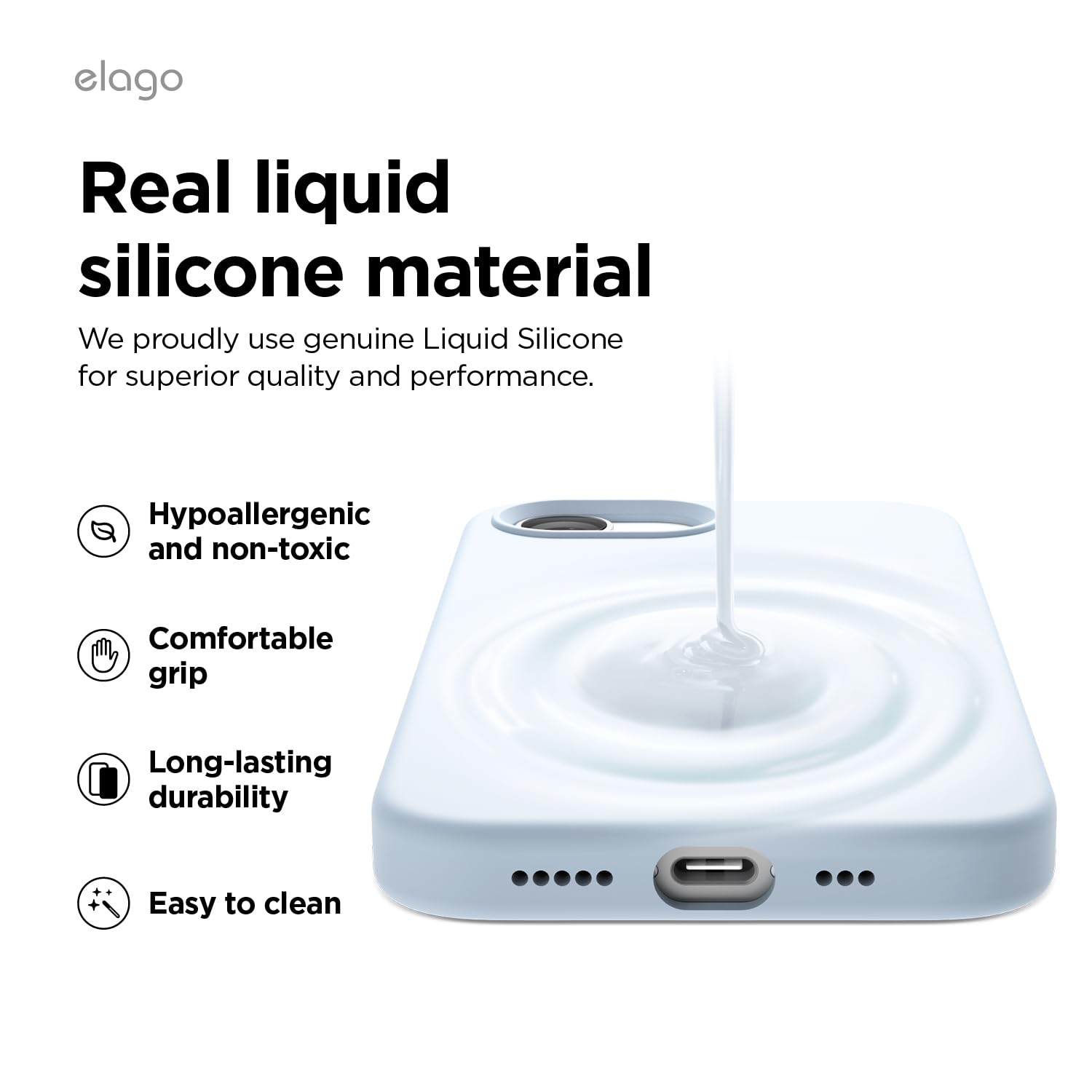 Foto 3 | Funda Elago Premium Liquid Silicone Para Iphone 16e 2025 - Venta Internacional.