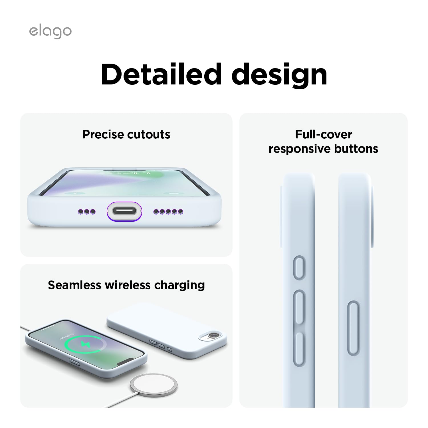 Foto 6 pulgar | Funda Elago Premium Liquid Silicone Para Iphone 16e 2025 - Venta Internacional.