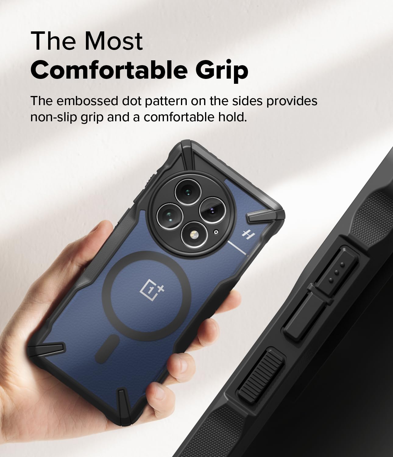 Foto 7 pulgar | Funda De Teléfono Ringke Fusion-x Magnetic Black Para Oneplus 13 - Venta Internacional.