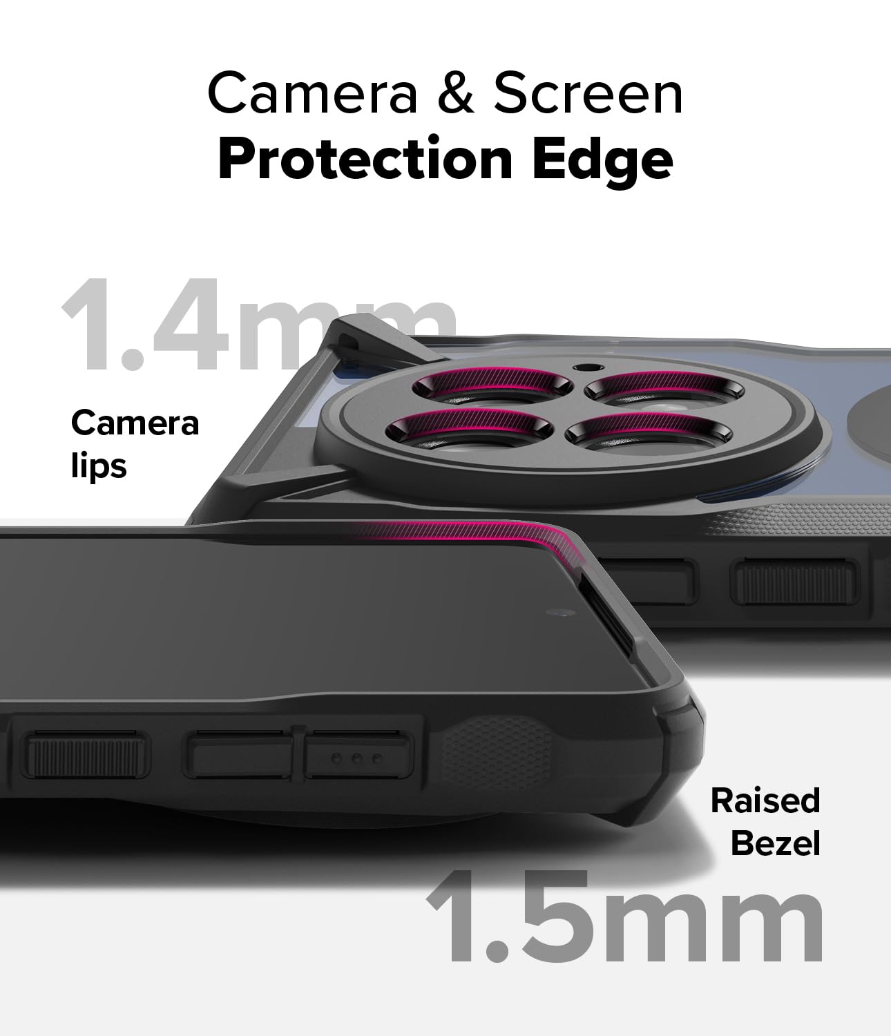 Foto 7 | Funda De Teléfono Ringke Fusion-x Magnetic Black Para Oneplus 13 - Venta Internacional.
