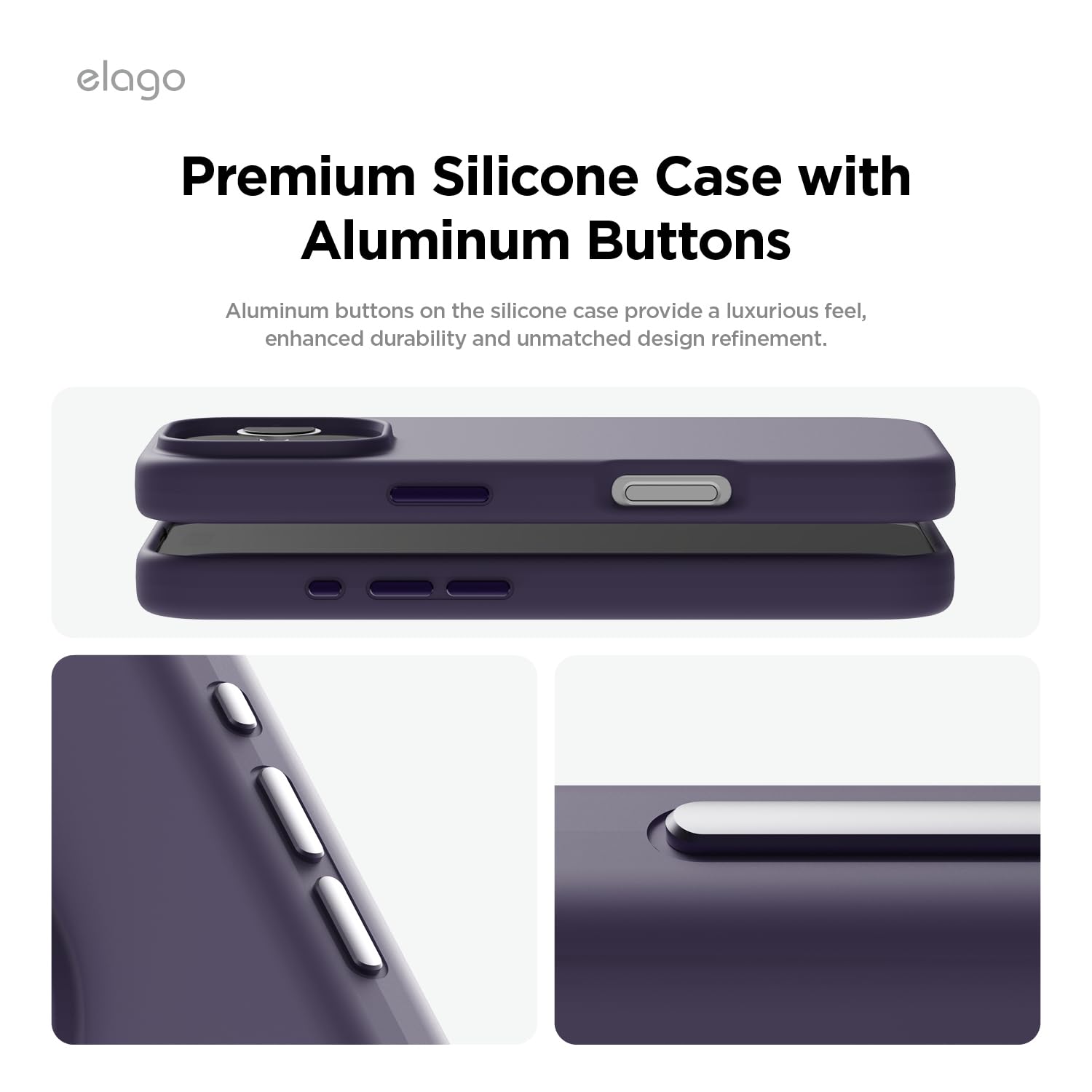 Foto 3 | Funda De Teléfono Elago Magnetic Silicone Para Iphone 16 Pro 6.3 - Venta Internacional.