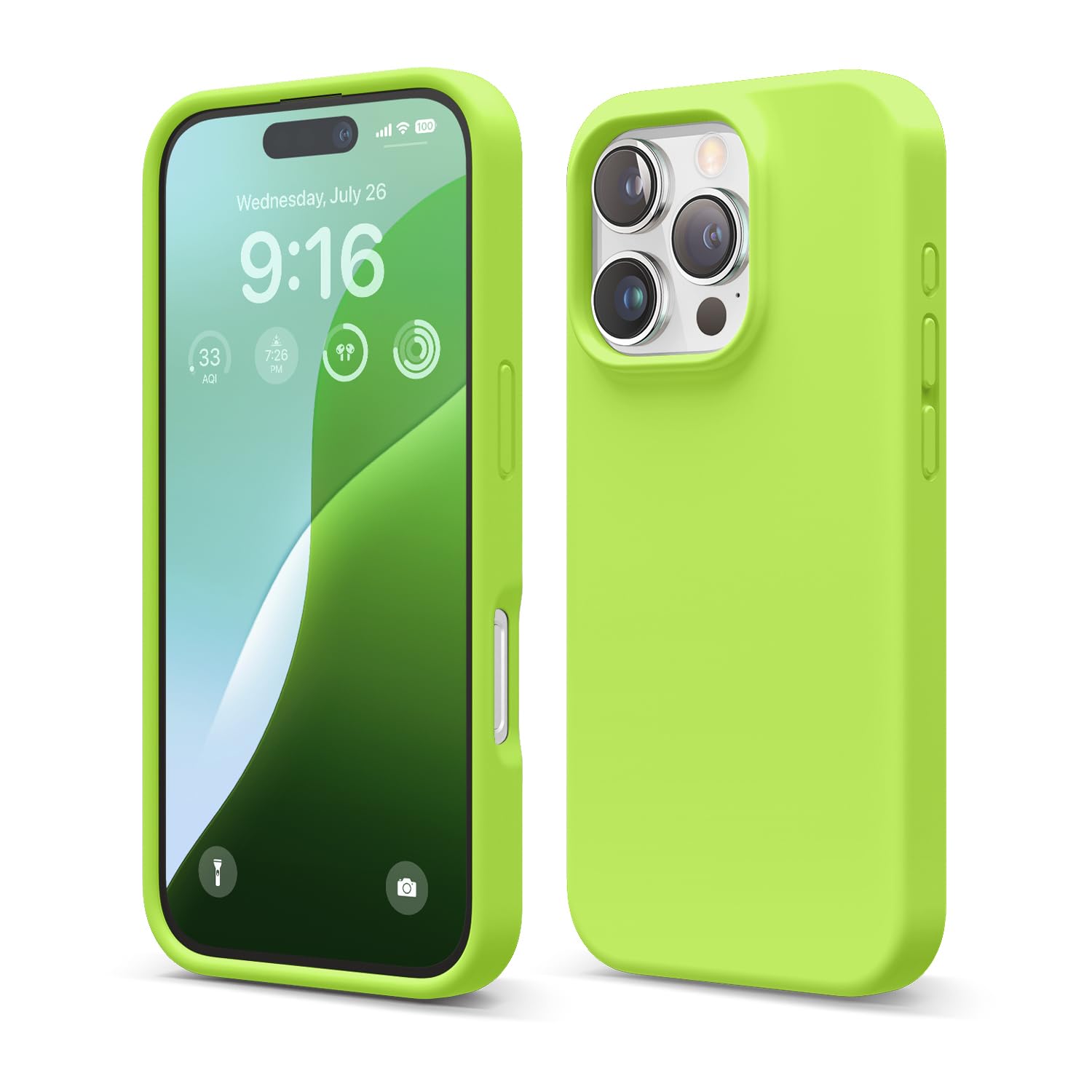 Funda De Teléfono Elago Compatible Con Iphone 16 Pro, Color Verde Lima - Venta Internacional.