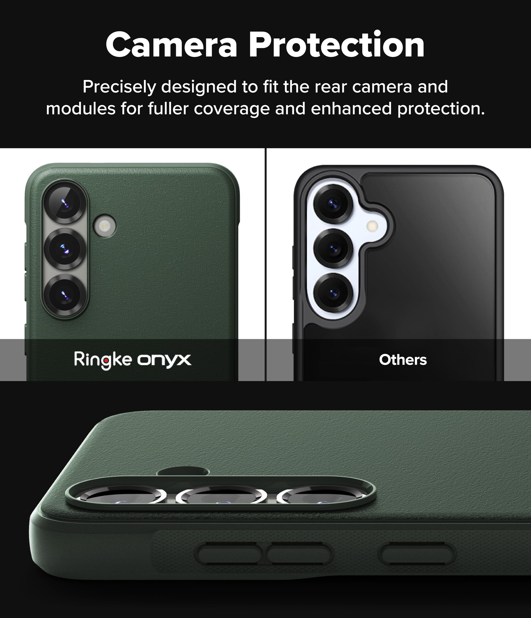 Foto 3 | Funda De Teléfono Ringke Onyx Verde Oscuro Para Samsung Galaxy S25 - Venta Internacional.