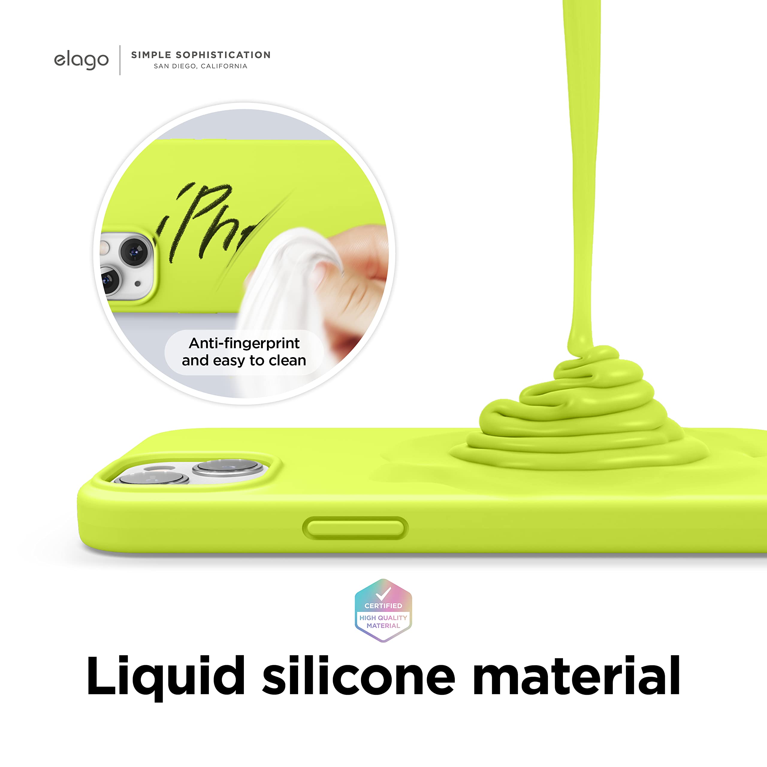Foto 3 | Funda De Teléfono Elago Compatible Con Iphone 13 De Silicona Líquida - Venta Internacional.