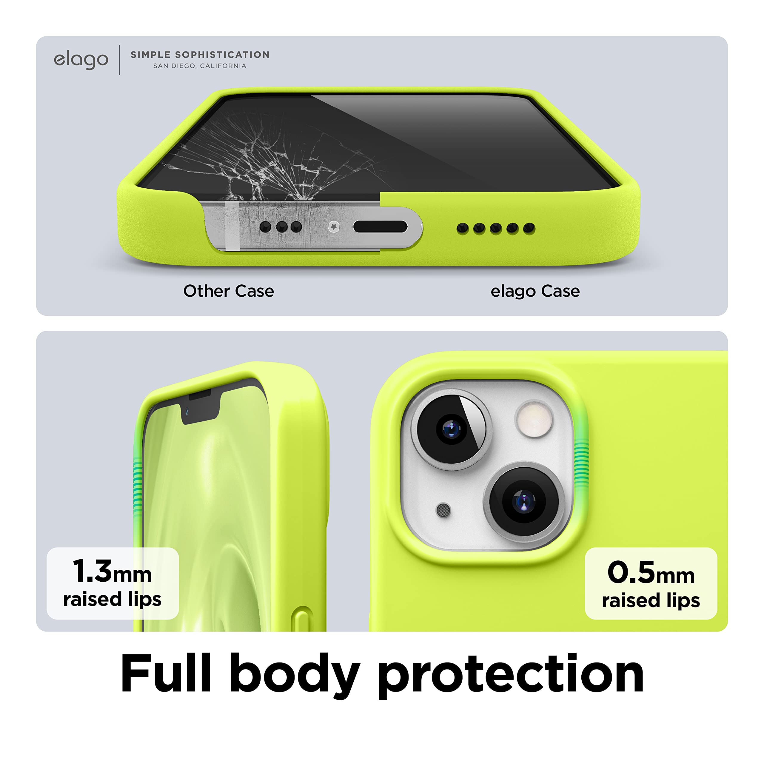 Foto 6 pulgar | Funda De Teléfono Elago Compatible Con Iphone 13 De Silicona Líquida - Venta Internacional.
