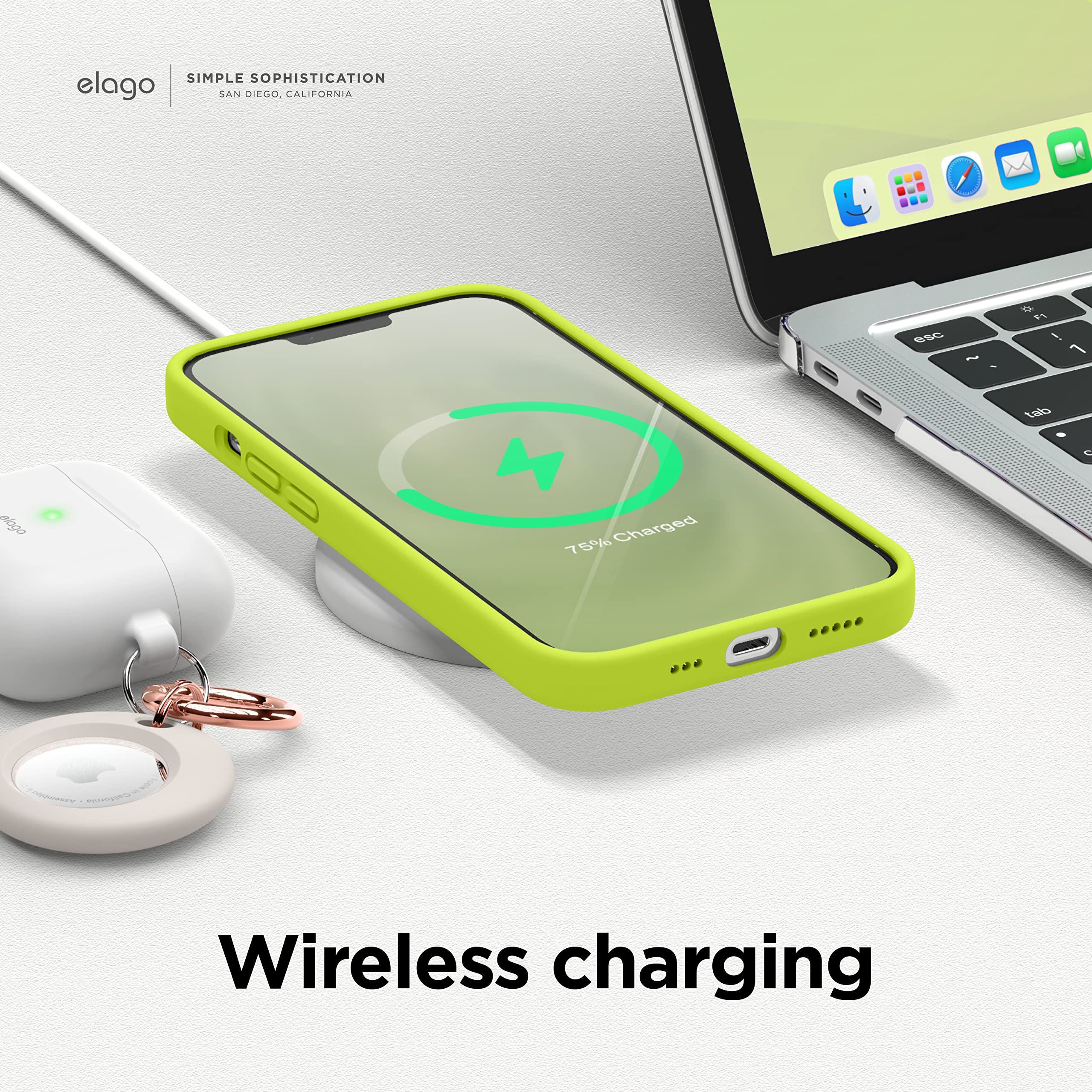 Foto 8 pulgar | Funda De Teléfono Elago Compatible Con Iphone 13 De Silicona Líquida - Venta Internacional.