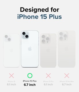 Foto 2 | Funda De Teléfono Ringke Fusion Compatible Con Iphone 15 Plus - Venta Internacional.