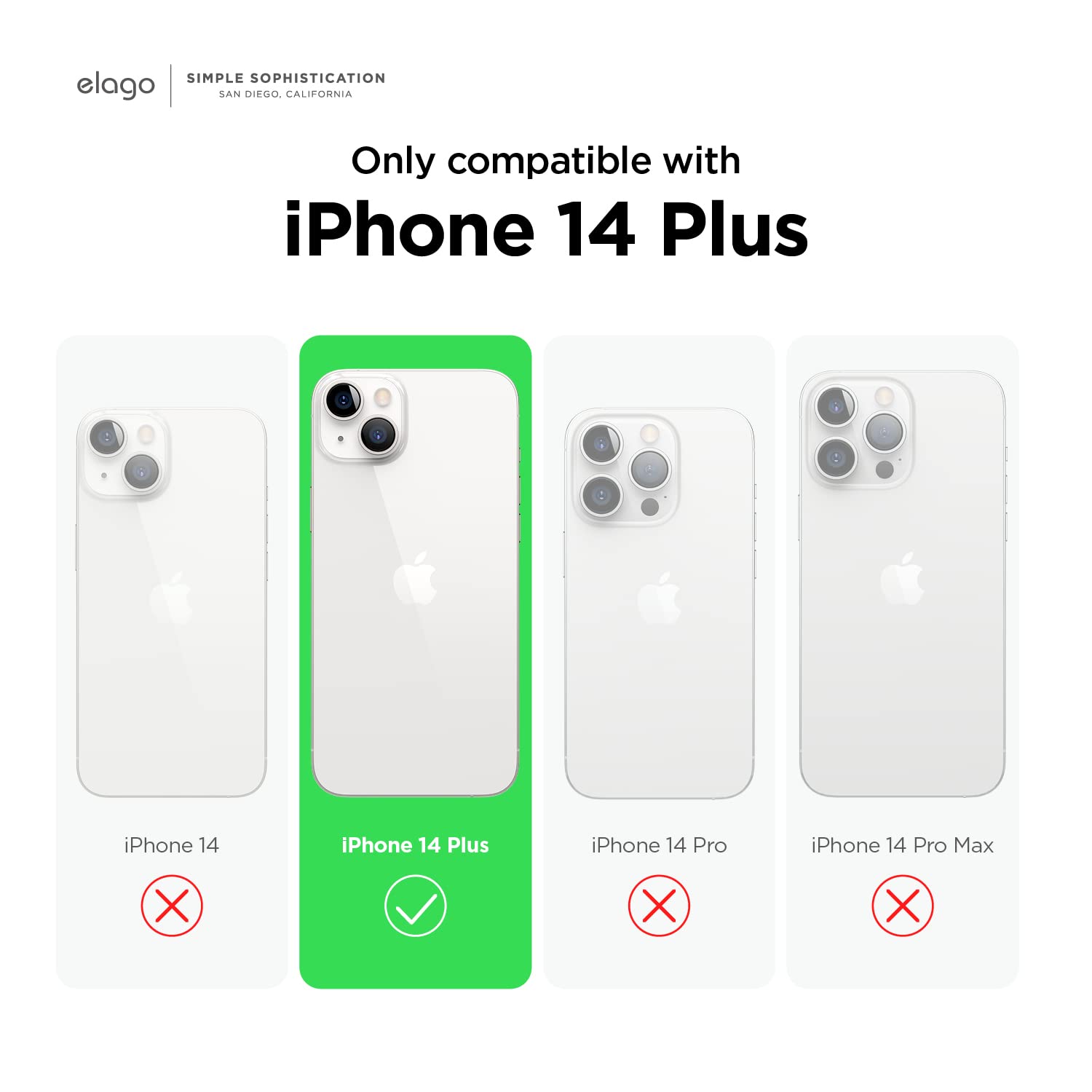 Foto 2 | Funda Para Teléfono Elago Magnetic Compatible Con Magsafe Iphone 14 Pl - Venta Internacional.