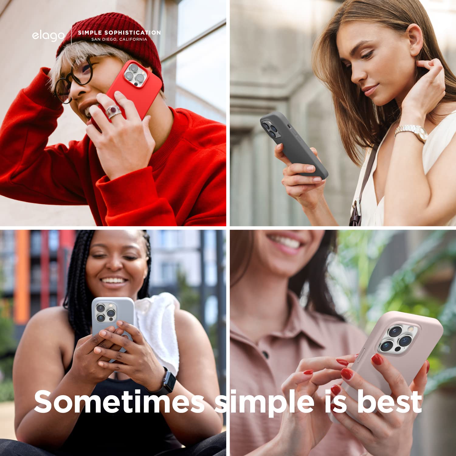 Foto 4 pulgar | Funda De Teléfono Elago Compatible Con Iphone 14 Pro Liquid Silico - Venta Internacional.