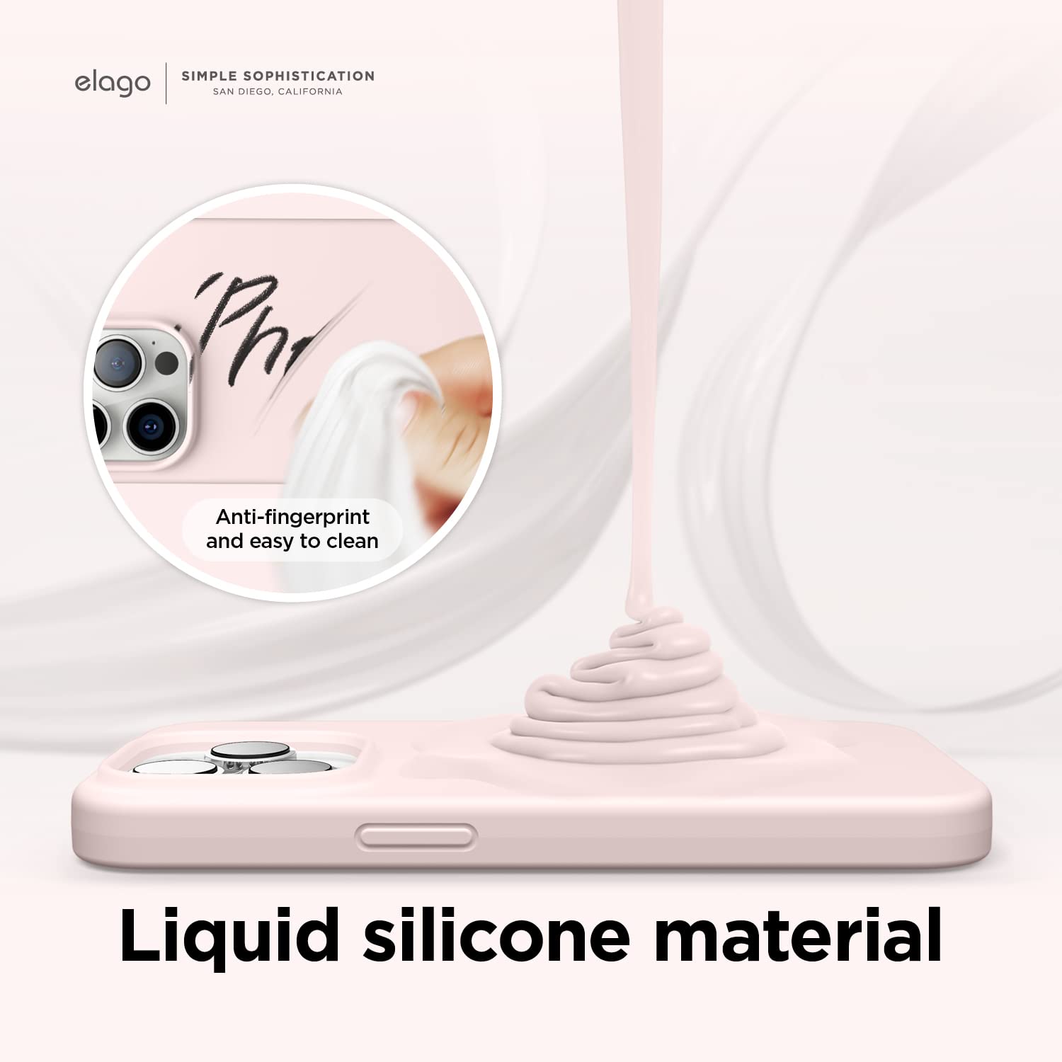 Foto 4 | Funda De Teléfono Elago Compatible Con Iphone 14 Pro Liquid Silico - Venta Internacional.