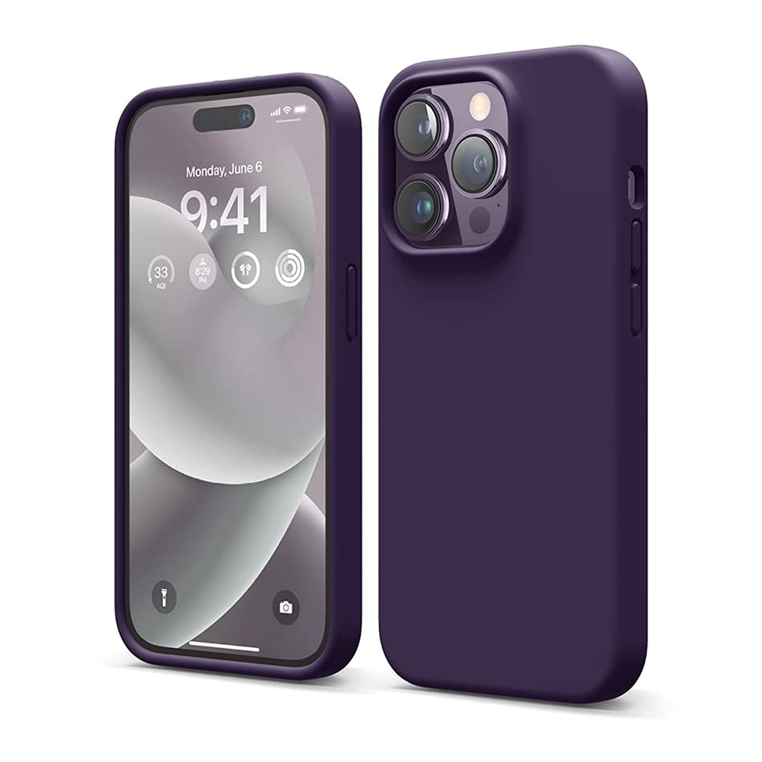 Foto 2 pulgar | Funda De Teléfono Elago Compatible Con Iphone 14 Pro Silicone Purp - Venta Internacional.
