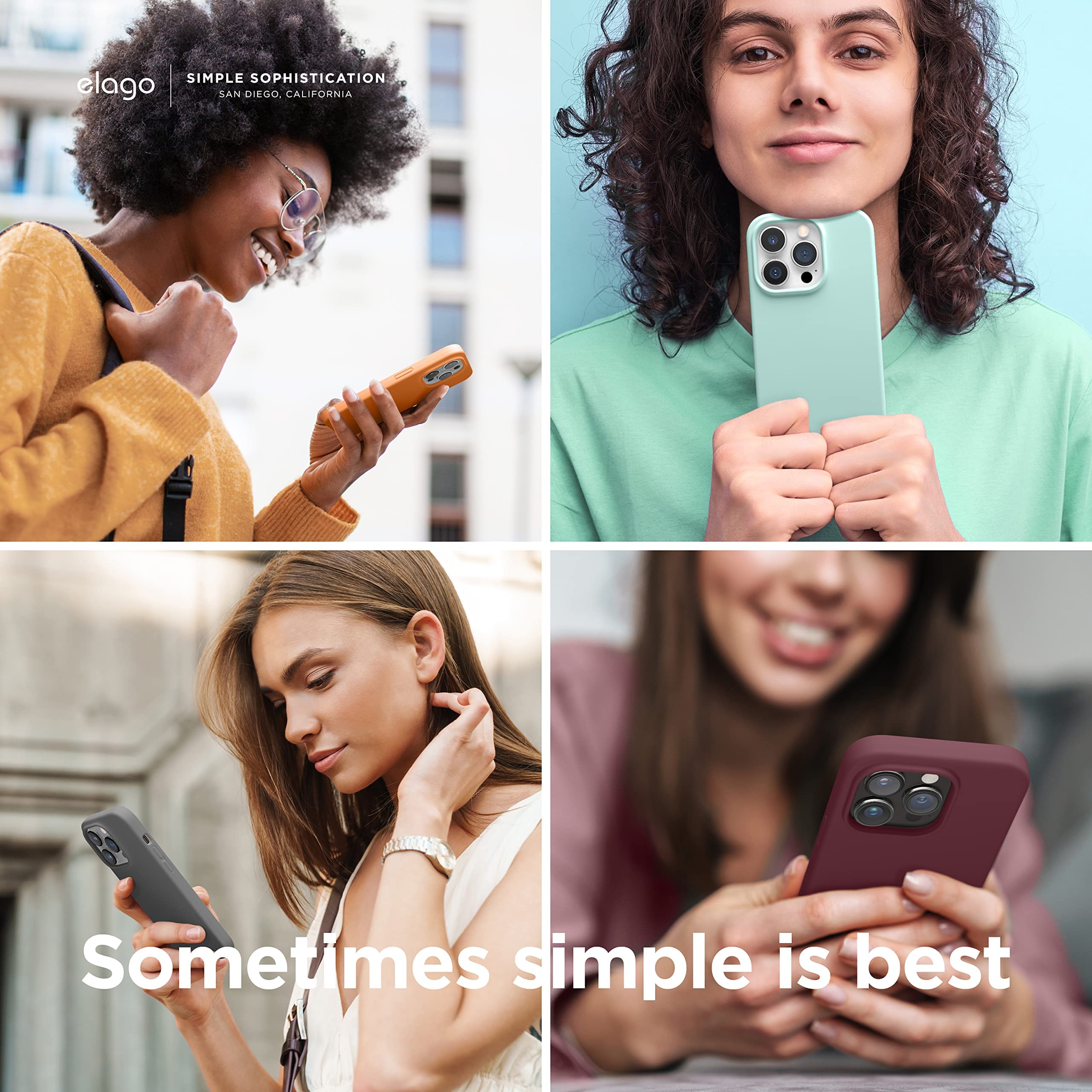 Foto 4 pulgar | Funda De Teléfono Elago Compatible Con Iphone 14 Pro Silicone Purp - Venta Internacional.