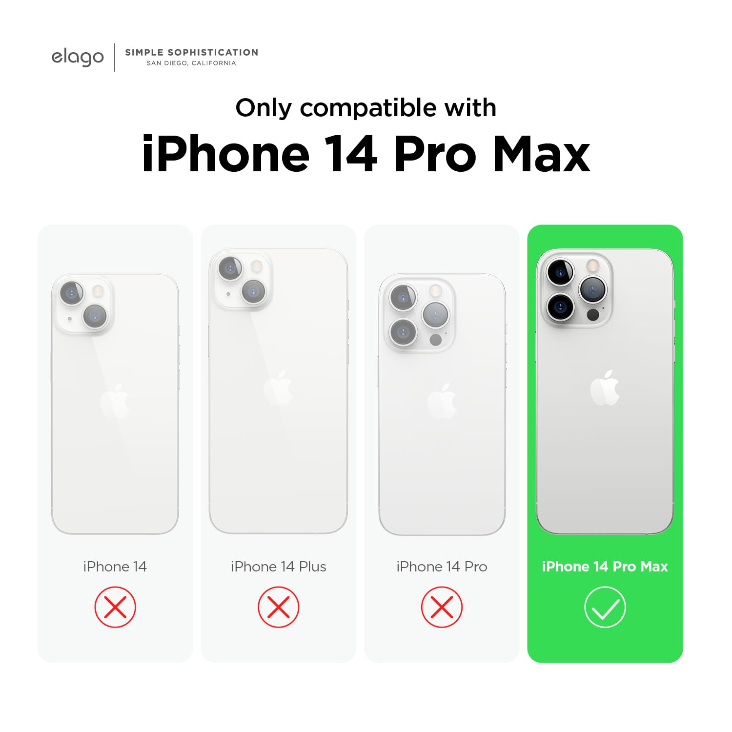 Foto 3 pulgar | Funda De Teléfono Elago Compatible Con Iphone 14 Pro Max - Venta Internacional.