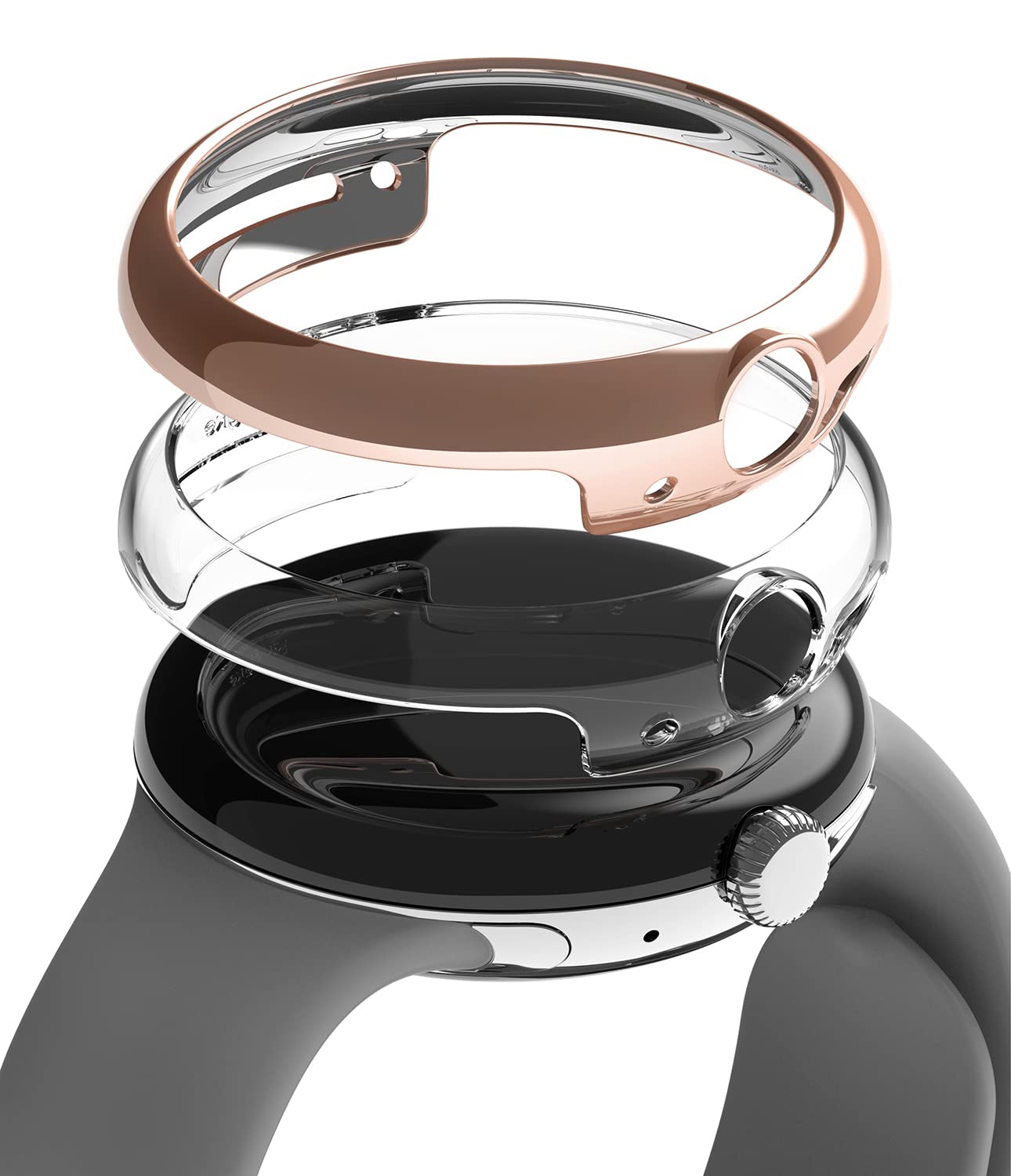 Foto 2 pulgar | Funda De Reloj Ringke Slim Para Google Pixel, 2 Unidades, Transparente - Venta Internacional.