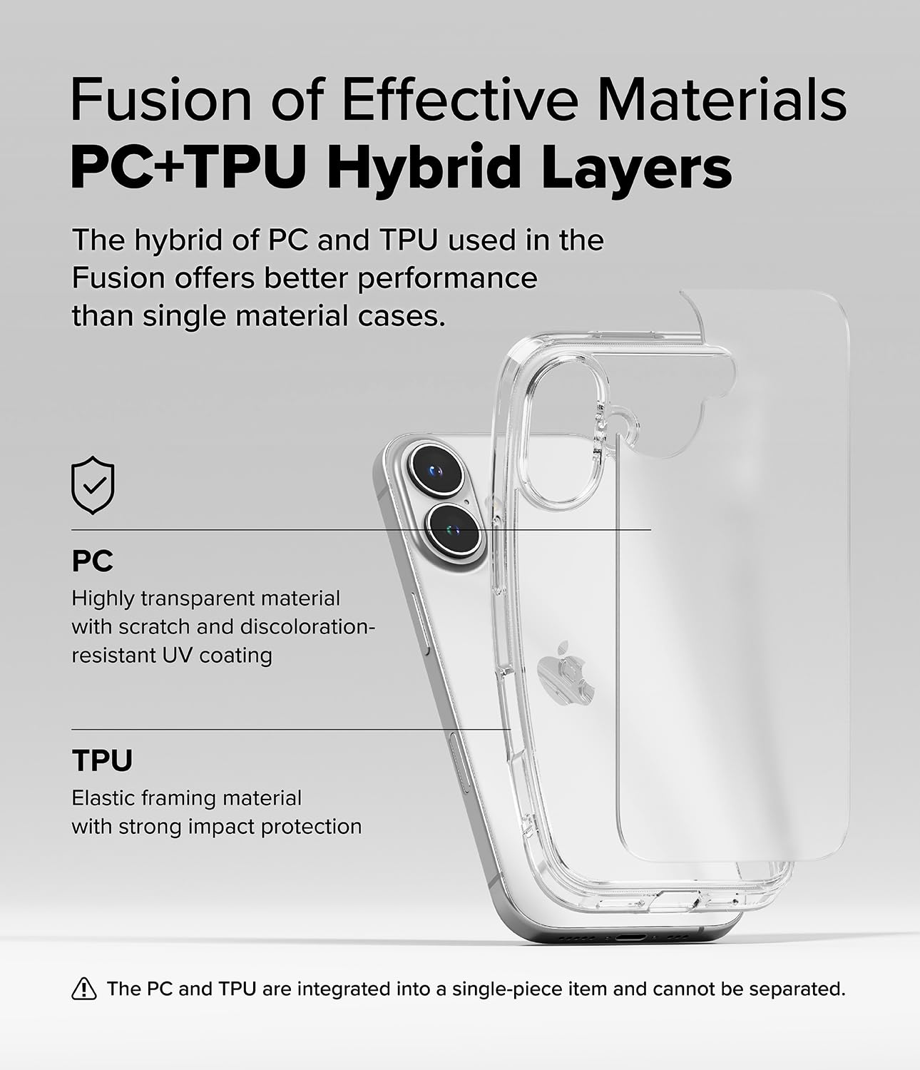 Foto 6 | Funda De Teléfono Ringke Fusion Compatible Con Iphone 16 Plus - Venta Internacional.