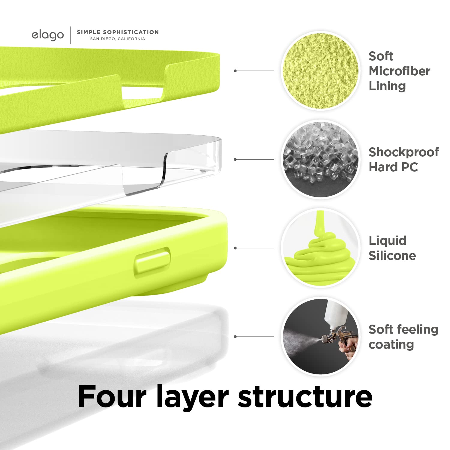 Foto 6 pulgar | Funda De Teléfono Elago Compatible Con Iphone 14 De Silicona Líquida - Venta Internacional.
