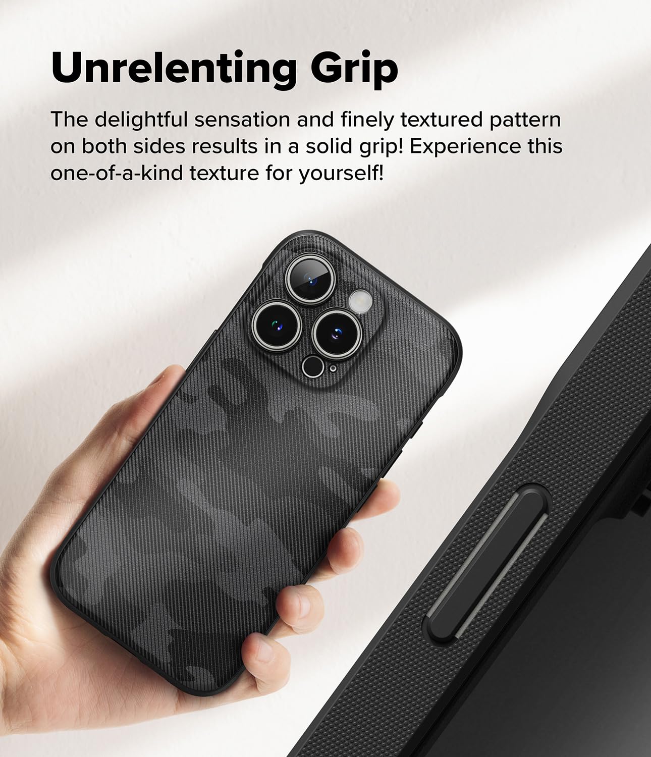 Foto 6 pulgar | Funda De Teléfono Ringke Onyx Camo Black Para Iphone 16 Pro - Venta Internacional.