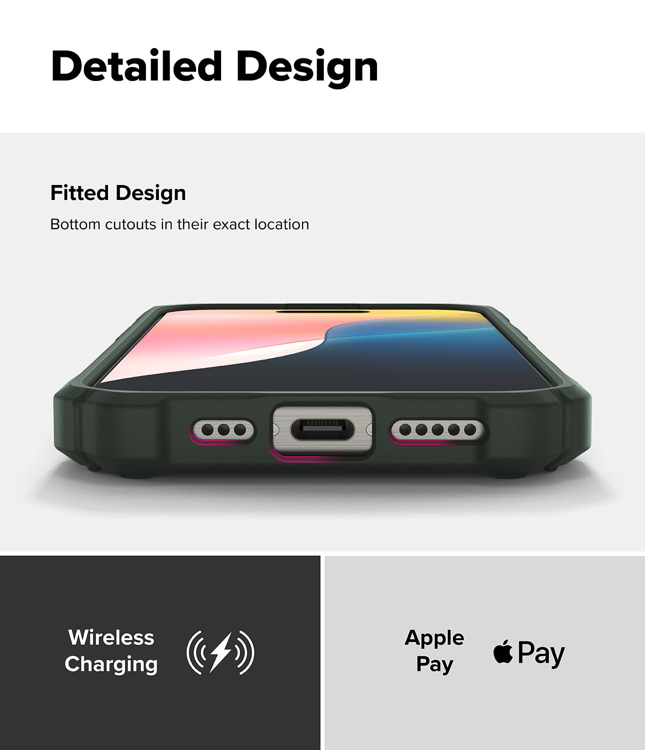 Foto 8 pulgar | Funda Ringke Rugged Gear Compatible Con Iphone 16 Pro Max - Venta Internacional.