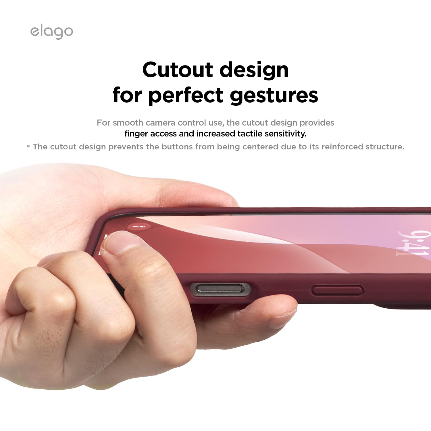Foto 7 pulgar | Funda De Teléfono Elago Compatible Con Iphone 16 Pro Max Burgundy - Venta Internacional.