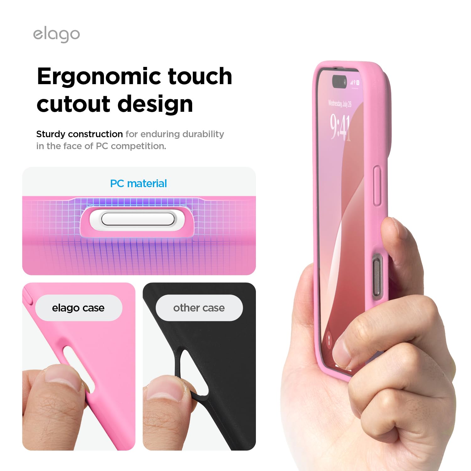 Foto 7 | Funda De Teléfono Elago Compatible Con Iphone 16, Silicona Líquida - Venta Internacional.