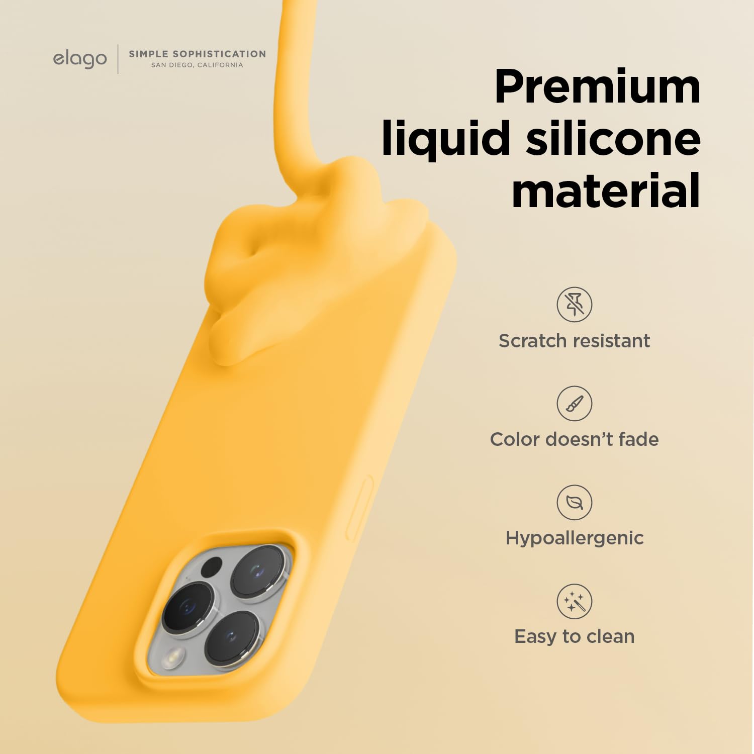 Foto 4 pulgar | Funda De Silicona Líquida Elago Para Iphone 15 Pro Max De 6.7 Pulgadas - Venta Internacional.