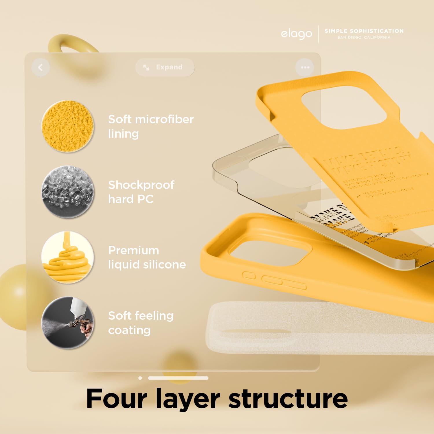 Foto 5 pulgar | Funda De Silicona Líquida Elago Para Iphone 15 Pro Max De 6.7 Pulgadas - Venta Internacional.