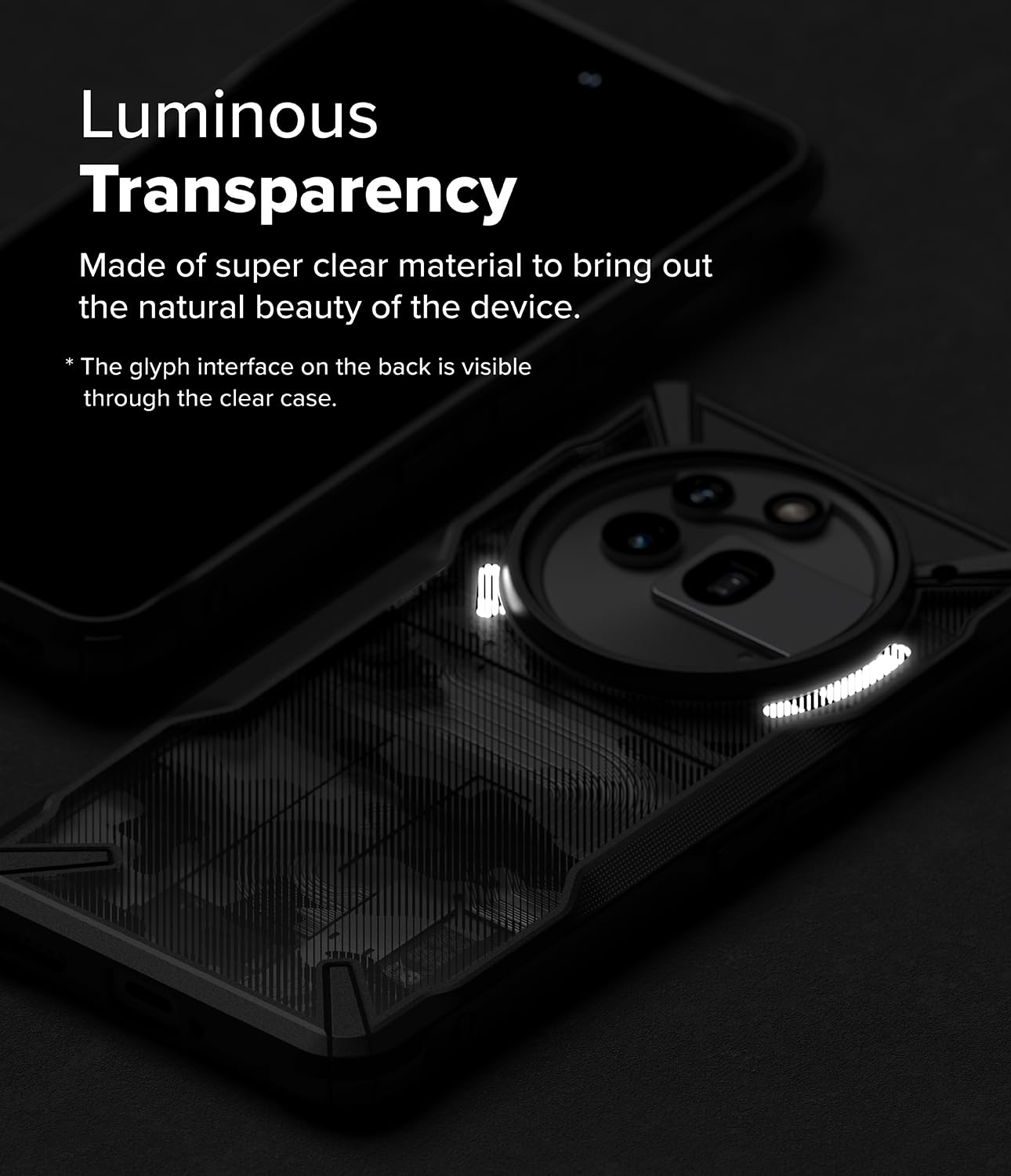 Foto 4 pulgar | Funda De Teléfono Ringke Fusion-x Compatible Con Nothing Phone 3a Pro - Venta Internacional.