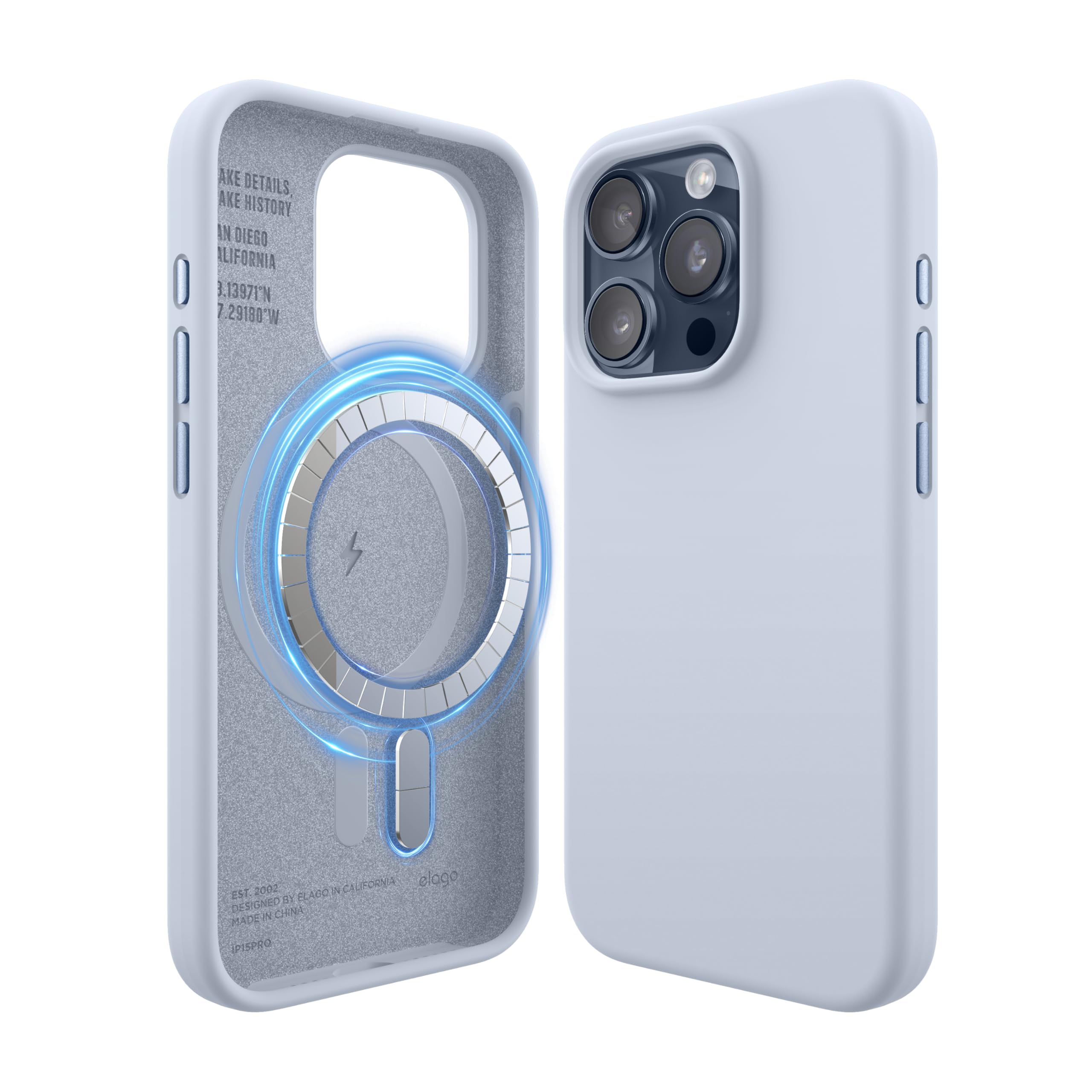 Foto 2 pulgar | Funda De Teléfono Elago Magnetic Silicone Para Iphone 15 Pro 6.1 - Venta Internacional.